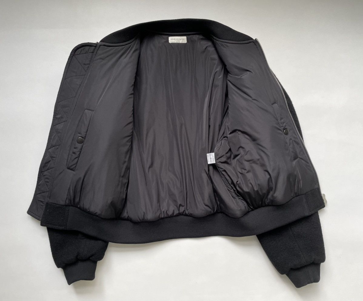 Dries Van Noten A/W 14 Wool Back Zip Bomber Jacket Size US S / EU 44-46 / 1 - 8 Thumbnail