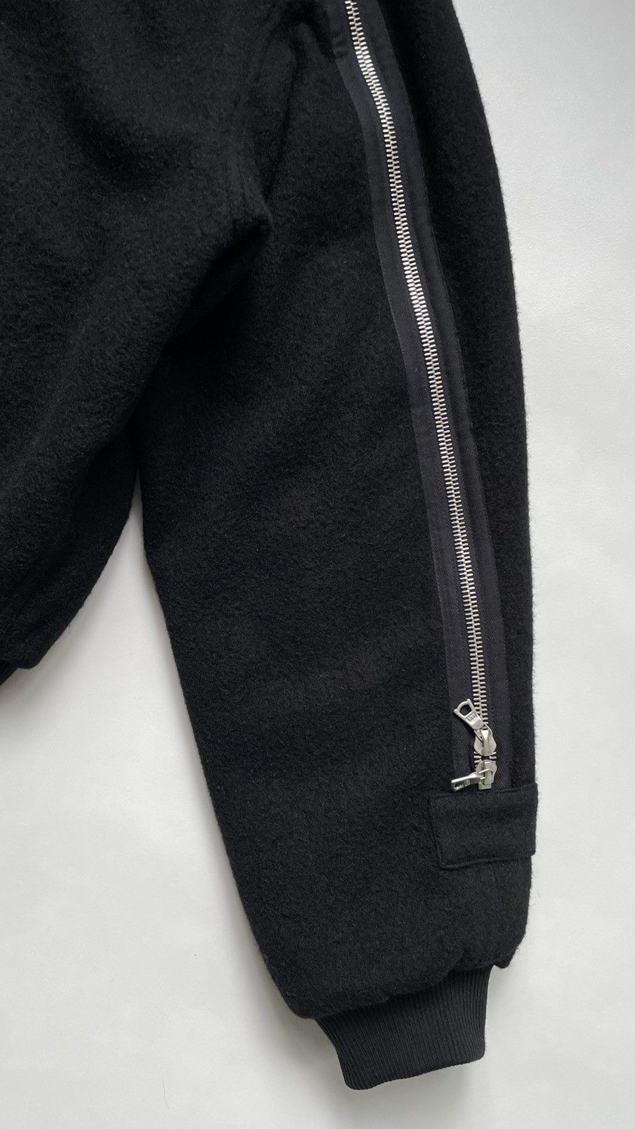 Dries Van Noten A/W 14 Wool Back Zip Bomber Jacket Size US S / EU 44-46 / 1 - 15 Thumbnail