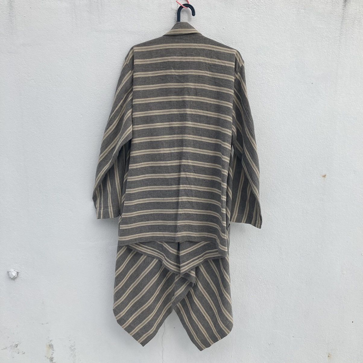 Issey Miyake ISSEY MIYAKE PERMANENTE STRIPE DRAPED Size US M / EU 48-50 / 2 - 2 Thumbnail