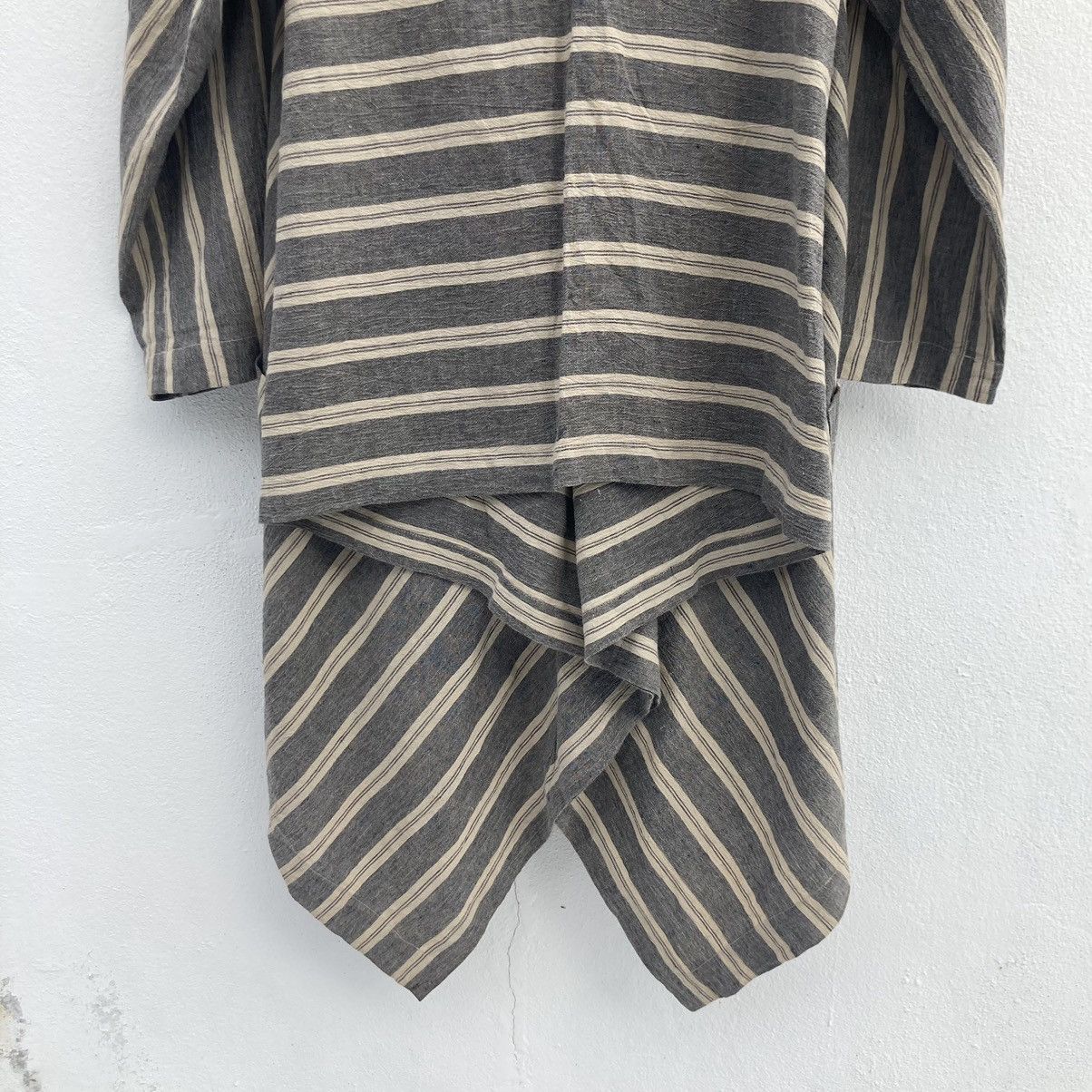 Issey Miyake ISSEY MIYAKE PERMANENTE STRIPE DRAPED Size US M / EU 48-50 / 2 - 5 Thumbnail