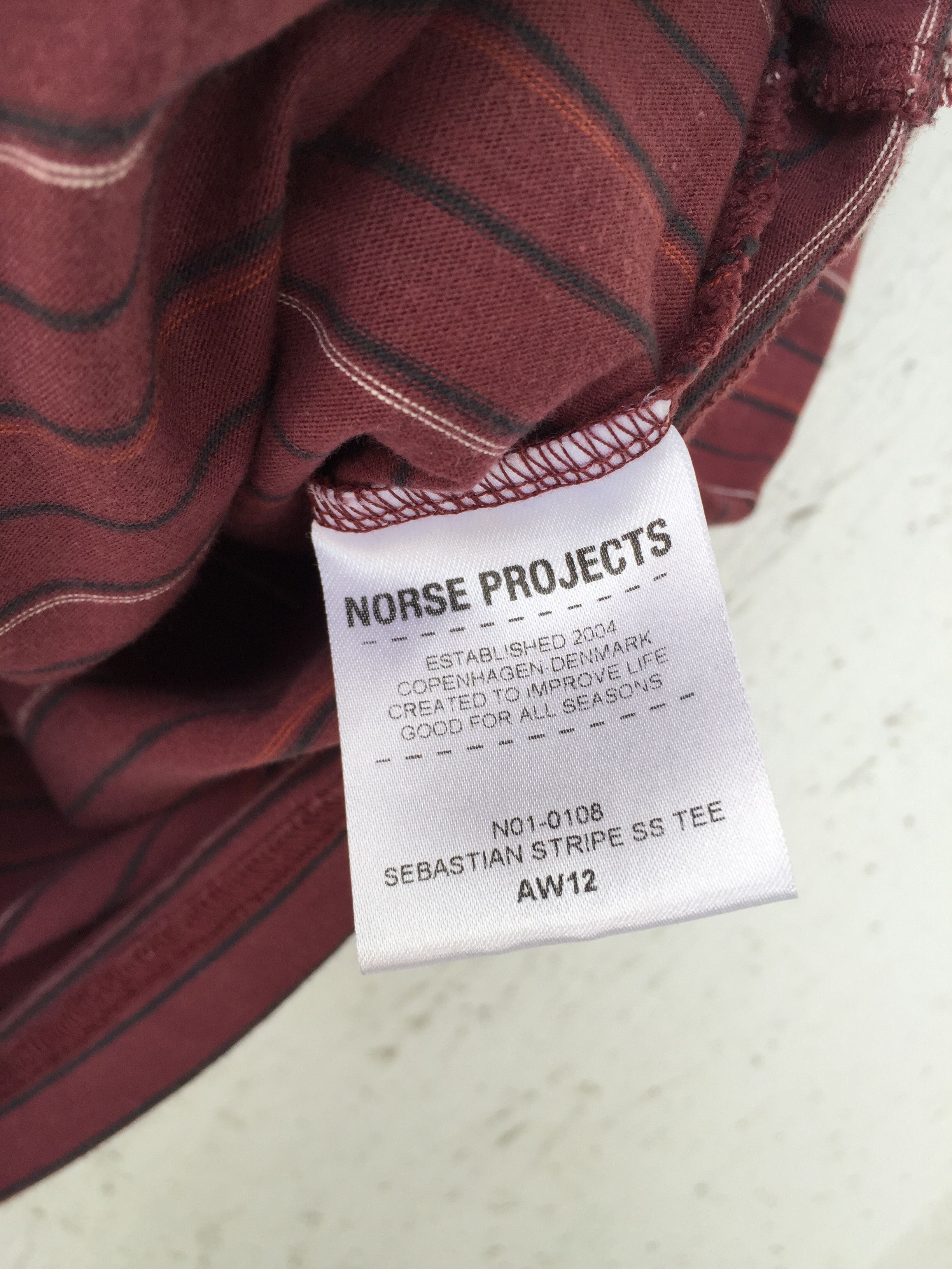 Norse Projects stripe tee Size US M / EU 48-50 / 2 - 5 Thumbnail