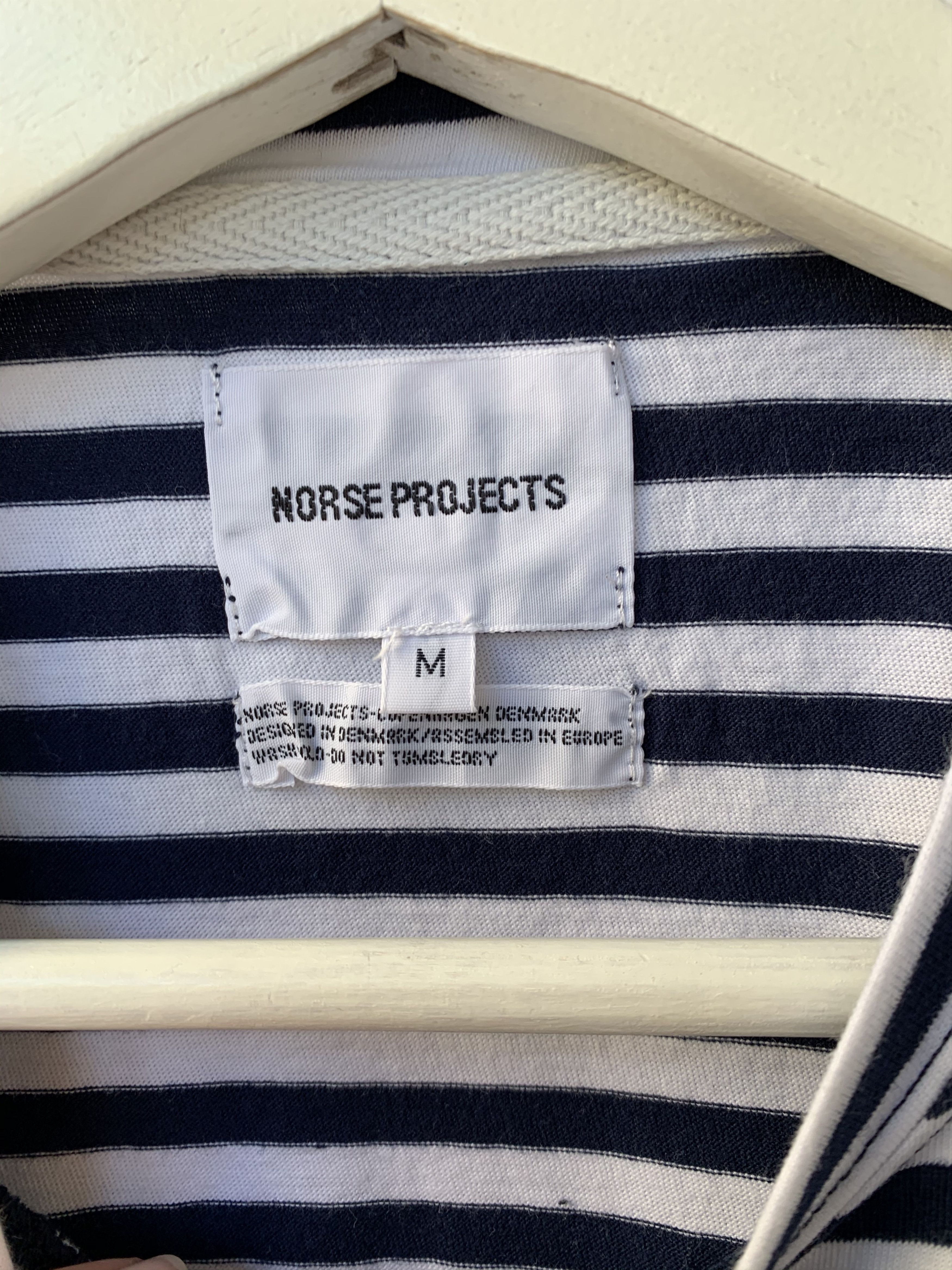 Norse Projects James Logo Stripe longsleeve Size US M / EU 48-50 / 2 - 3 Thumbnail