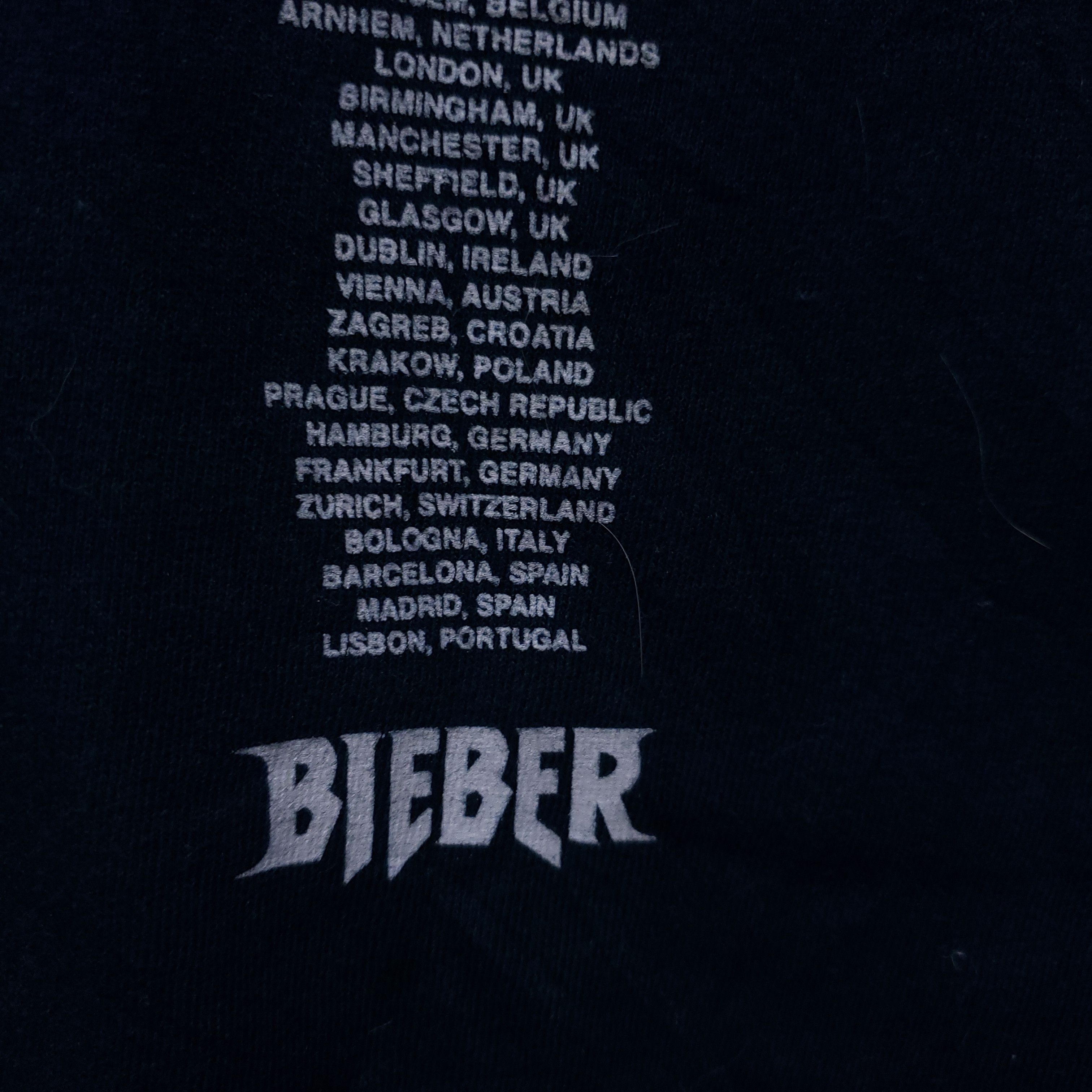 Band Tees × Justin Bieber Justin Bieber 2016 Purpose Tour T-Shirt Size US S / EU 44-46 / 1 - 6 Thumbnail
