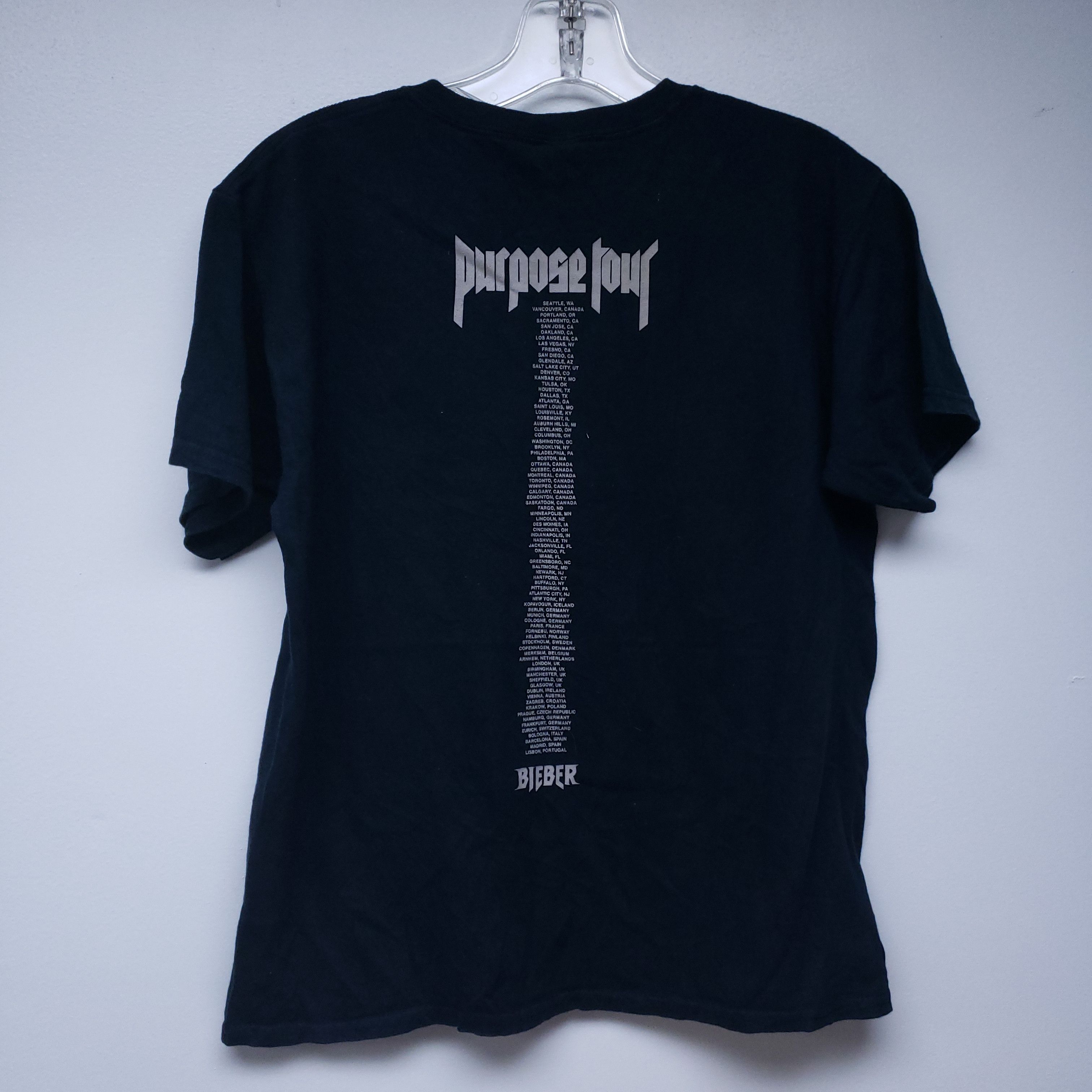 Band Tees × Justin Bieber Justin Bieber 2016 Purpose Tour T-Shirt Size US S / EU 44-46 / 1 - 2 Thumbnail