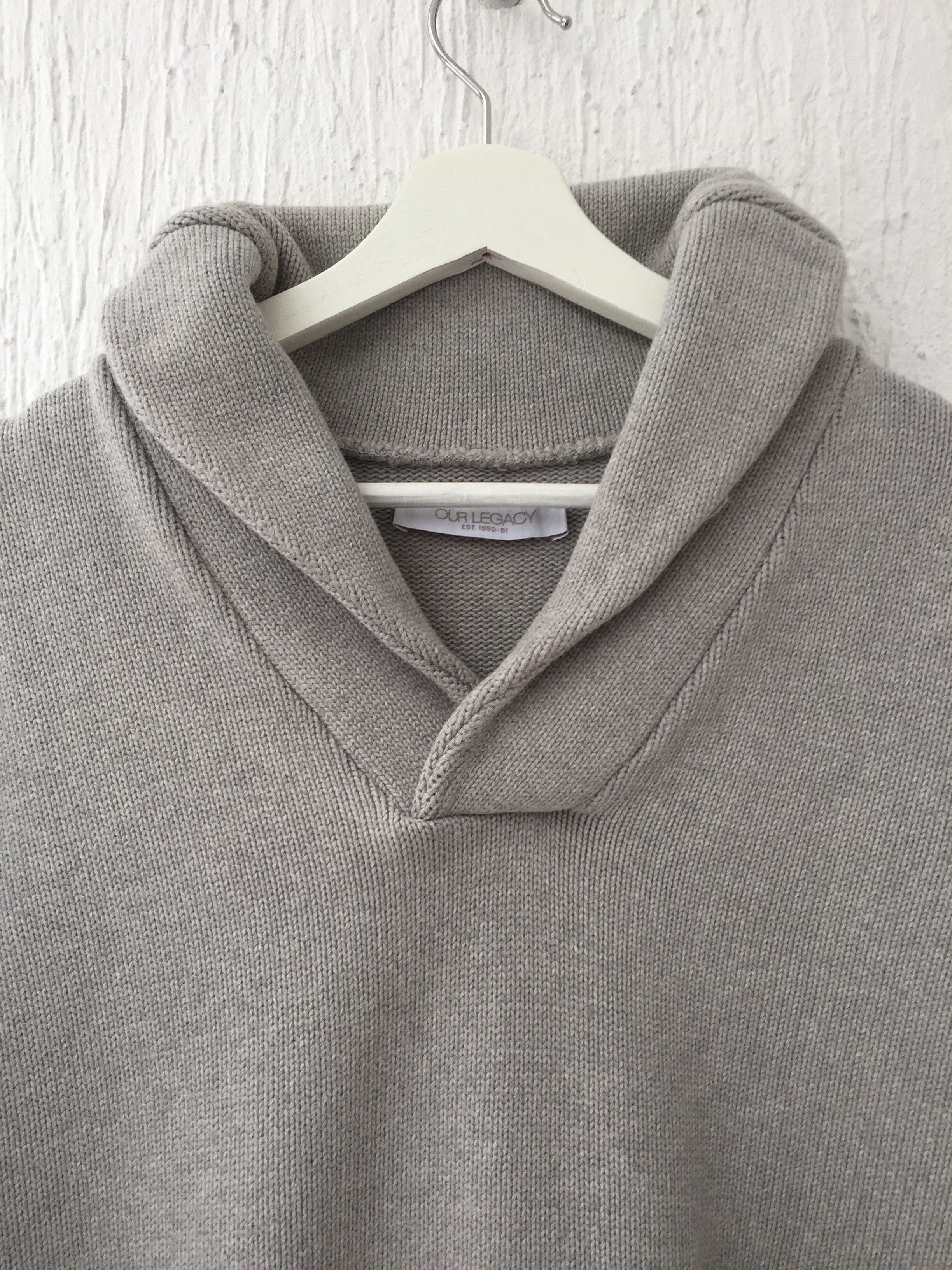 Our Legacy shawl collar sweater Size US S / EU 44-46 / 1 - 4 Thumbnail