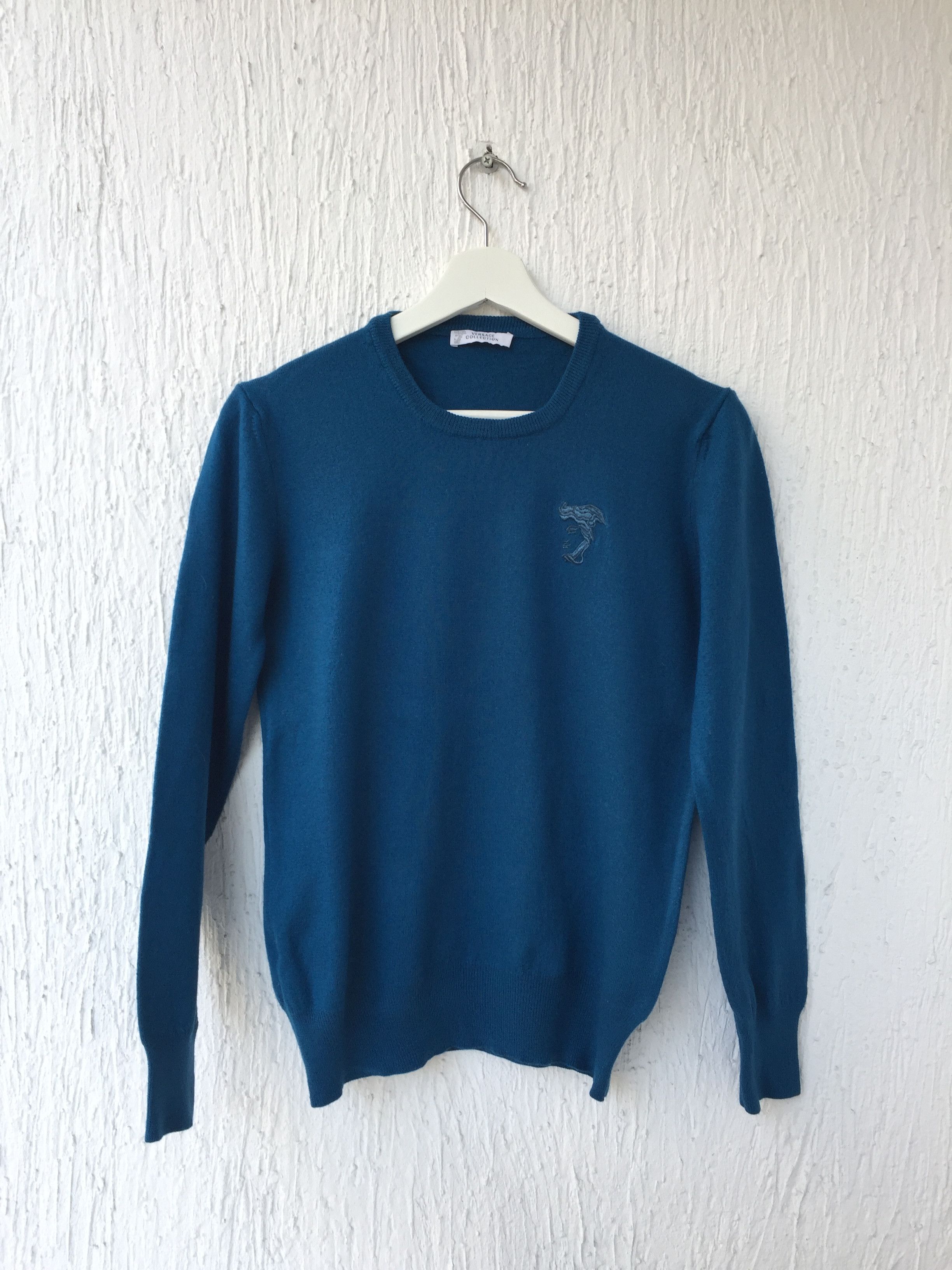 Versace teal embroidered sweater Size US S / EU 44-46 / 1 - 2 Thumbnail