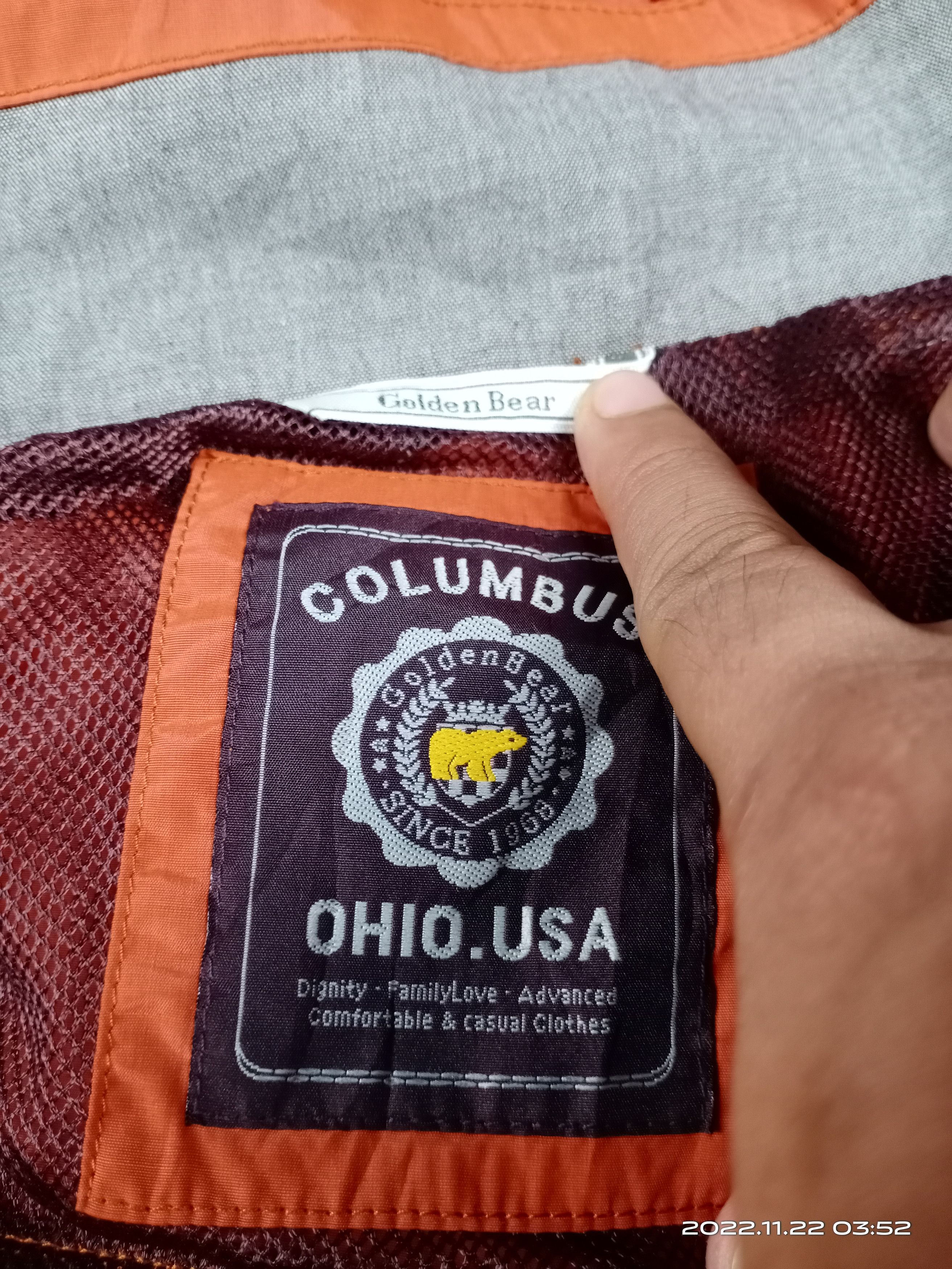 Golden Bear × Vintage 💥RARE💥Vintage Columbus Golden Bear Parkas Hoodie Jacket Size US L / EU 52-54 / 3 - 7 Thumbnail