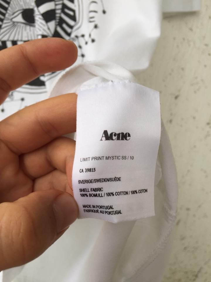 Acne Studios SS10 limited edition "mystic " tee Size US L / EU 52-54 / 3 - 4 Thumbnail