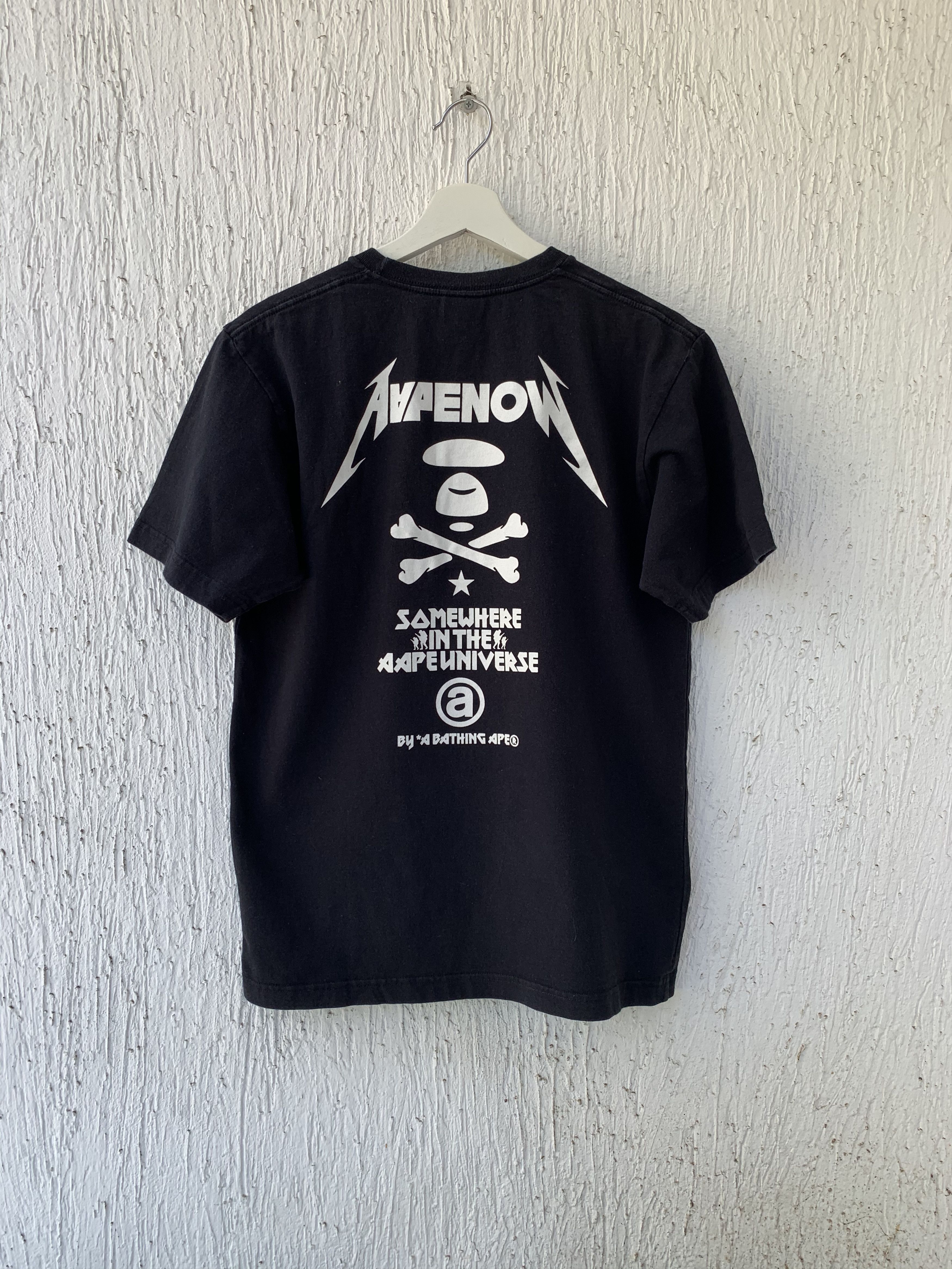Aape 'metallica' logo tee Size US M / EU 48-50 / 2 - 1 Thumbnail