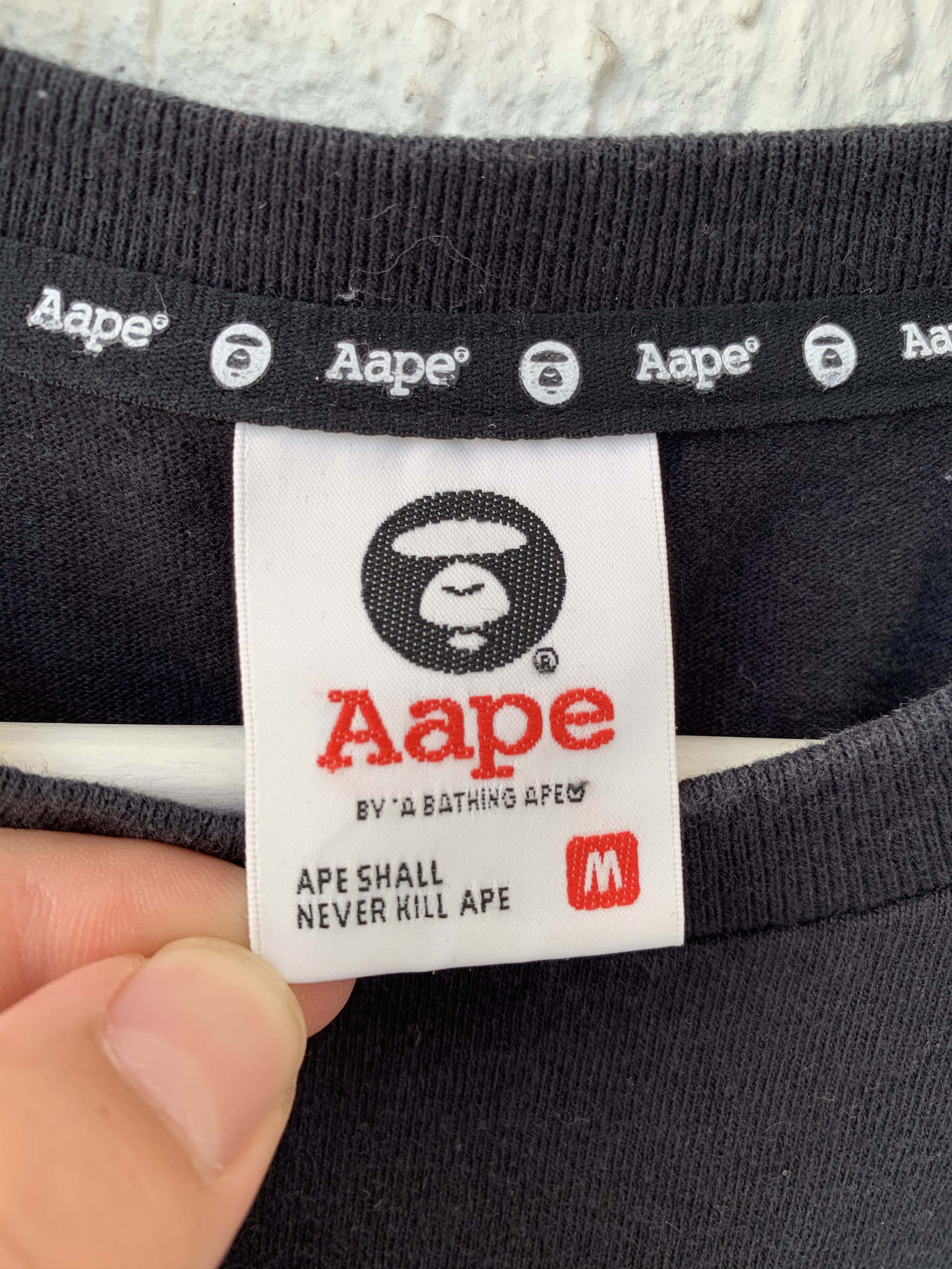 Aape 'metallica' logo tee Size US M / EU 48-50 / 2 - 5 Thumbnail