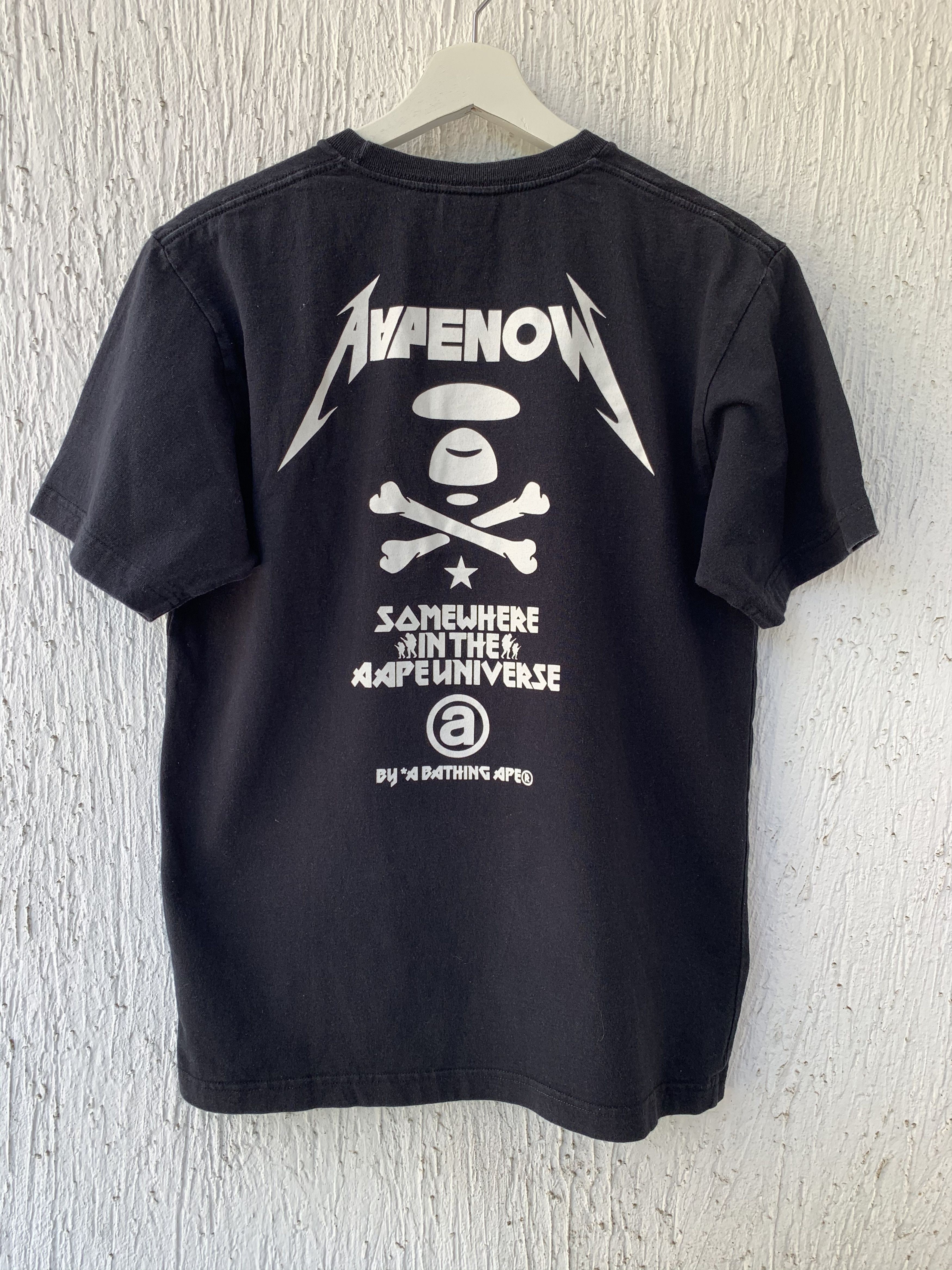 Aape 'metallica' logo tee Size US M / EU 48-50 / 2 - 4 Thumbnail