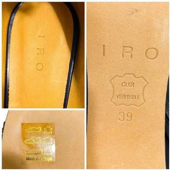 Iro NIB Iro Micaela Black leather sandals, size 39EU Size US 9 / IT 39 - 9 Thumbnail