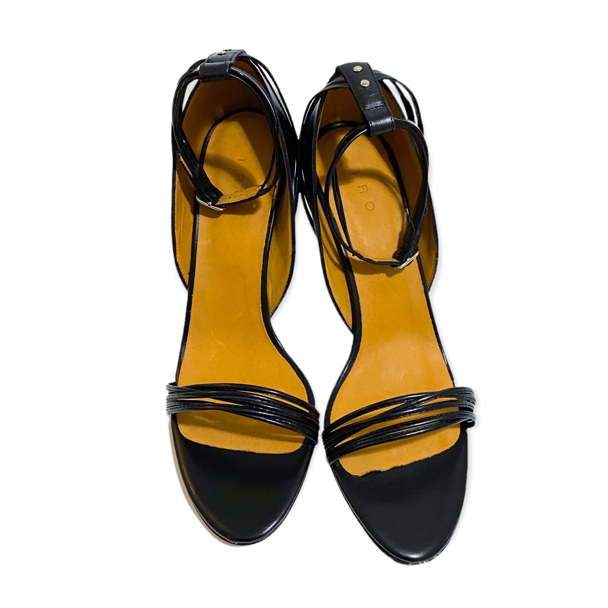 Iro NIB Iro Micaela Black leather sandals, size 39EU Size US 9 / IT 39 - 7 Thumbnail