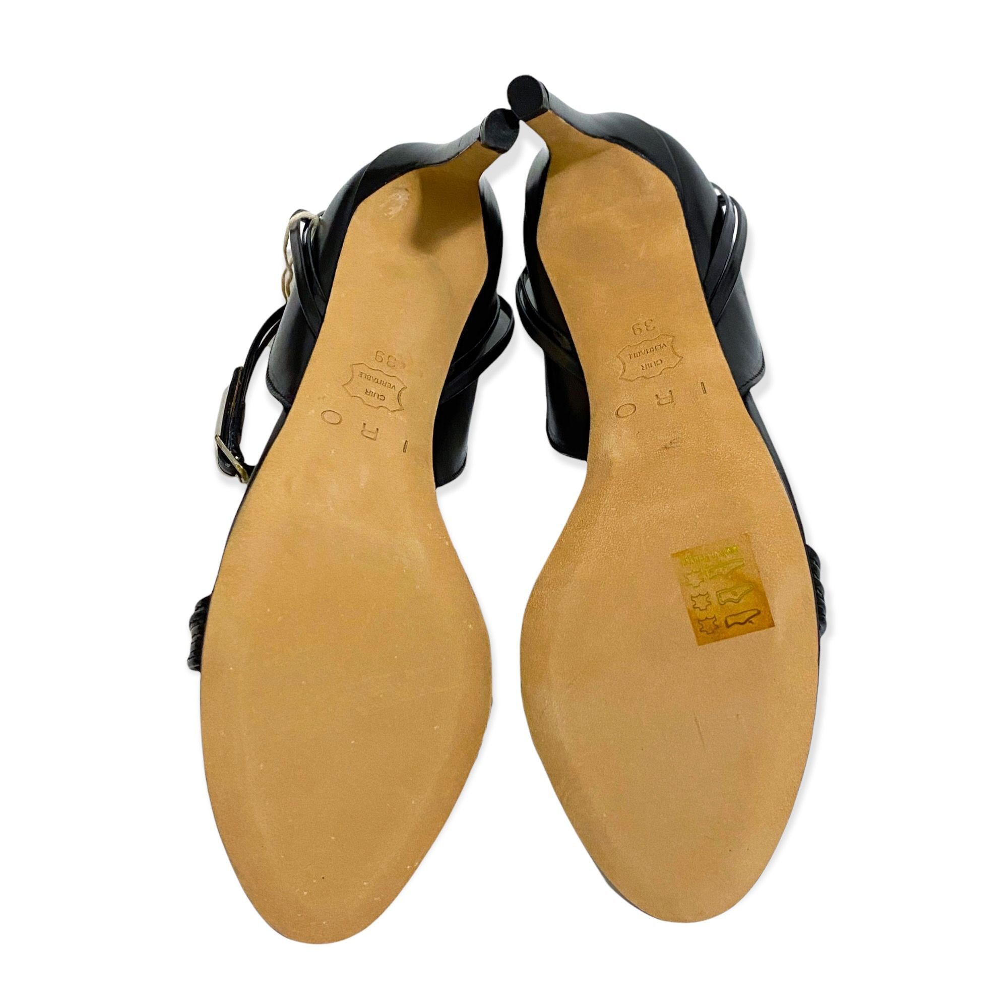Iro NIB Iro Micaela Black leather sandals, size 39EU Size US 9 / IT 39 - 5 Thumbnail