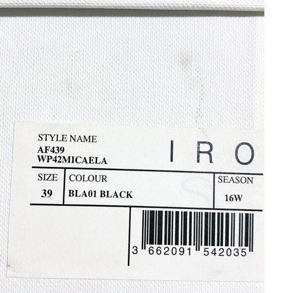 Iro NIB Iro Micaela Black leather sandals, size 39EU Size US 9 / IT 39 - 11 Thumbnail