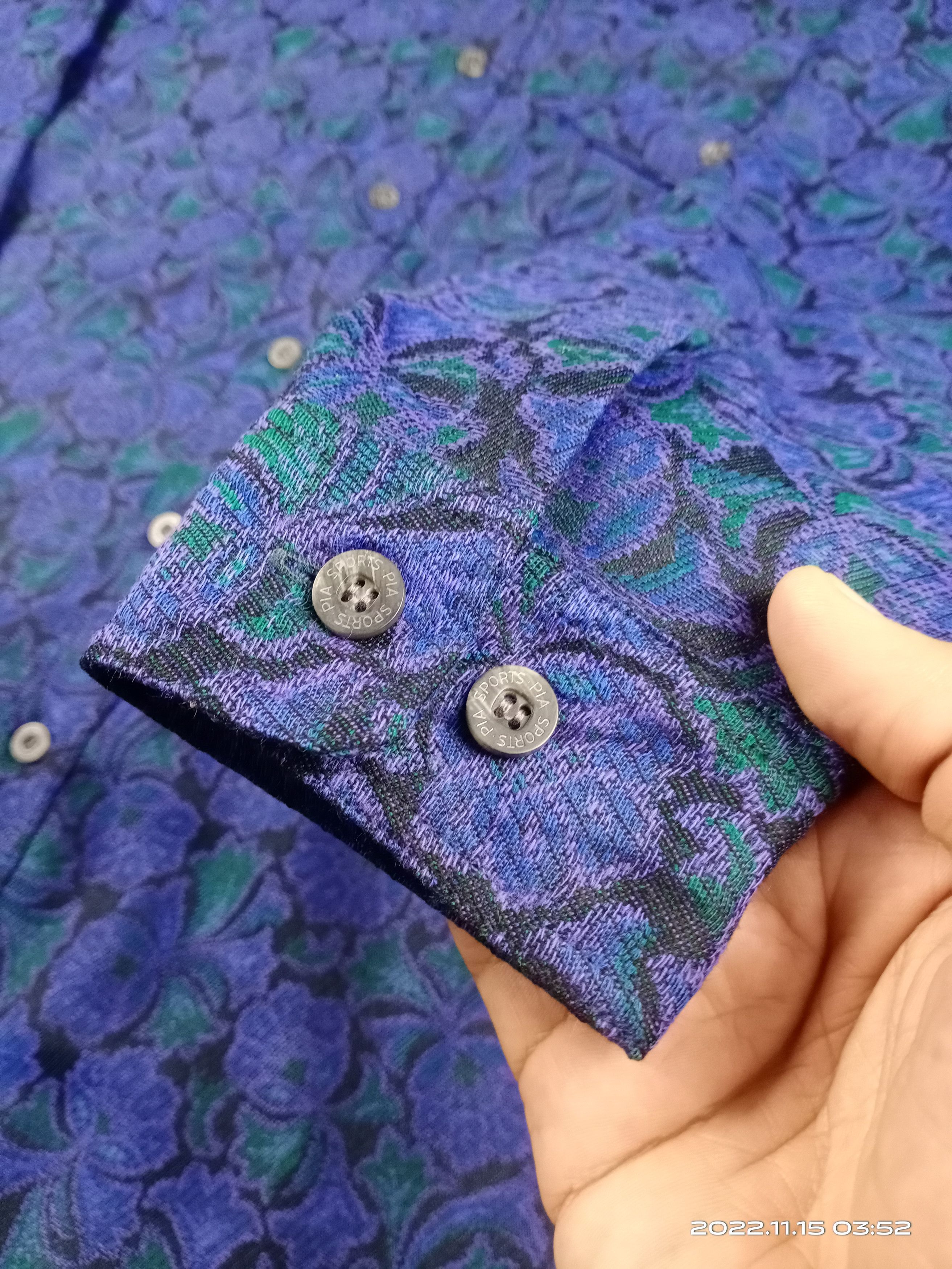 💥Vintage 90s Pia Sport Multicolor Floral Shirt Button Ups