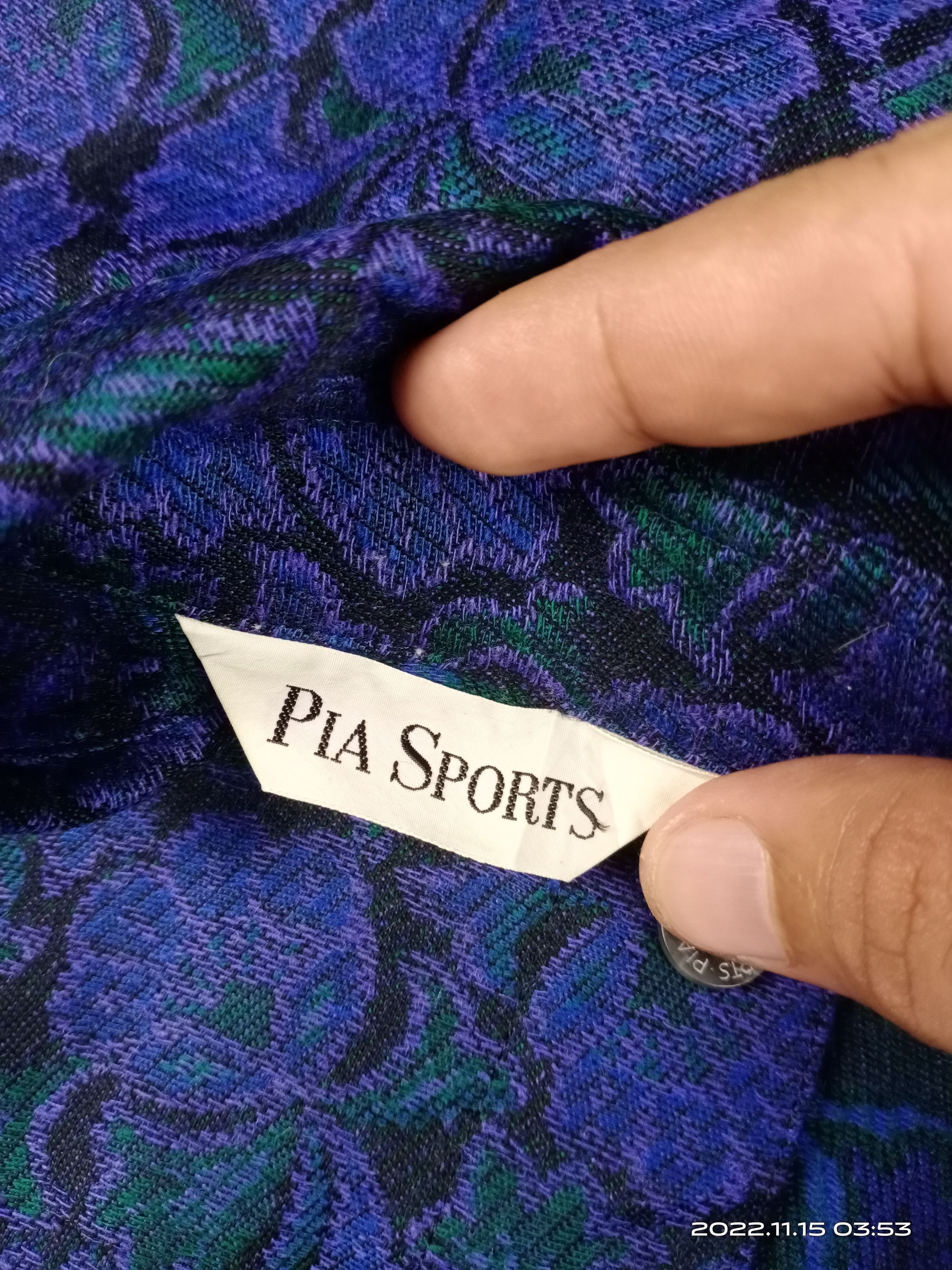 💥Vintage 90s Pia Sport Multicolor Floral Shirt Button Ups