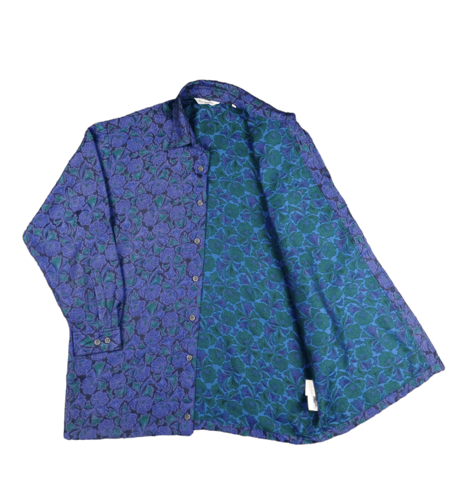 💥Vintage 90s Pia Sport Multicolor Floral Shirt Button Ups