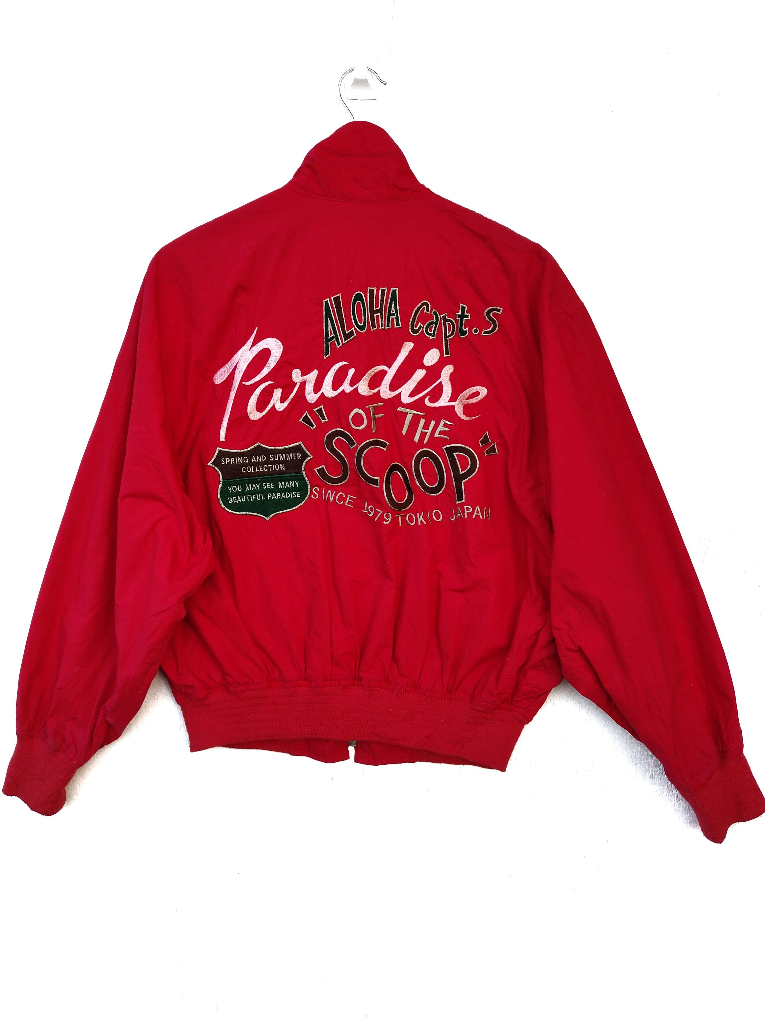Japanese Brand × SCOOP × Vintage Vintage The Scoop Inc. Bomber Jacket Aloha Capt.s Size US M / EU 48-50 / 2 - 1 Thumbnail