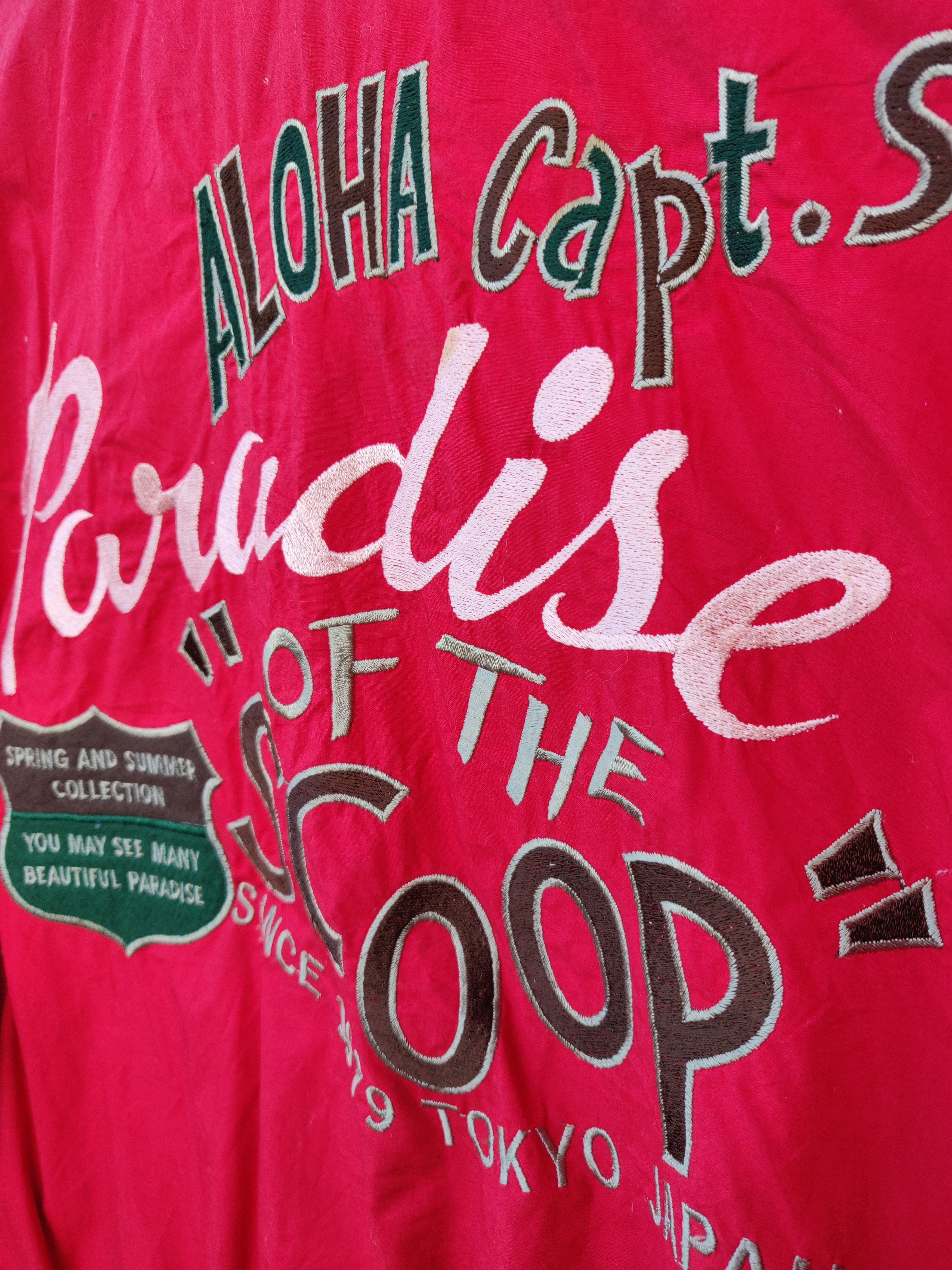 Japanese Brand × SCOOP × Vintage Vintage The Scoop Inc. Bomber Jacket Aloha Capt.s Size US M / EU 48-50 / 2 - 13 Thumbnail