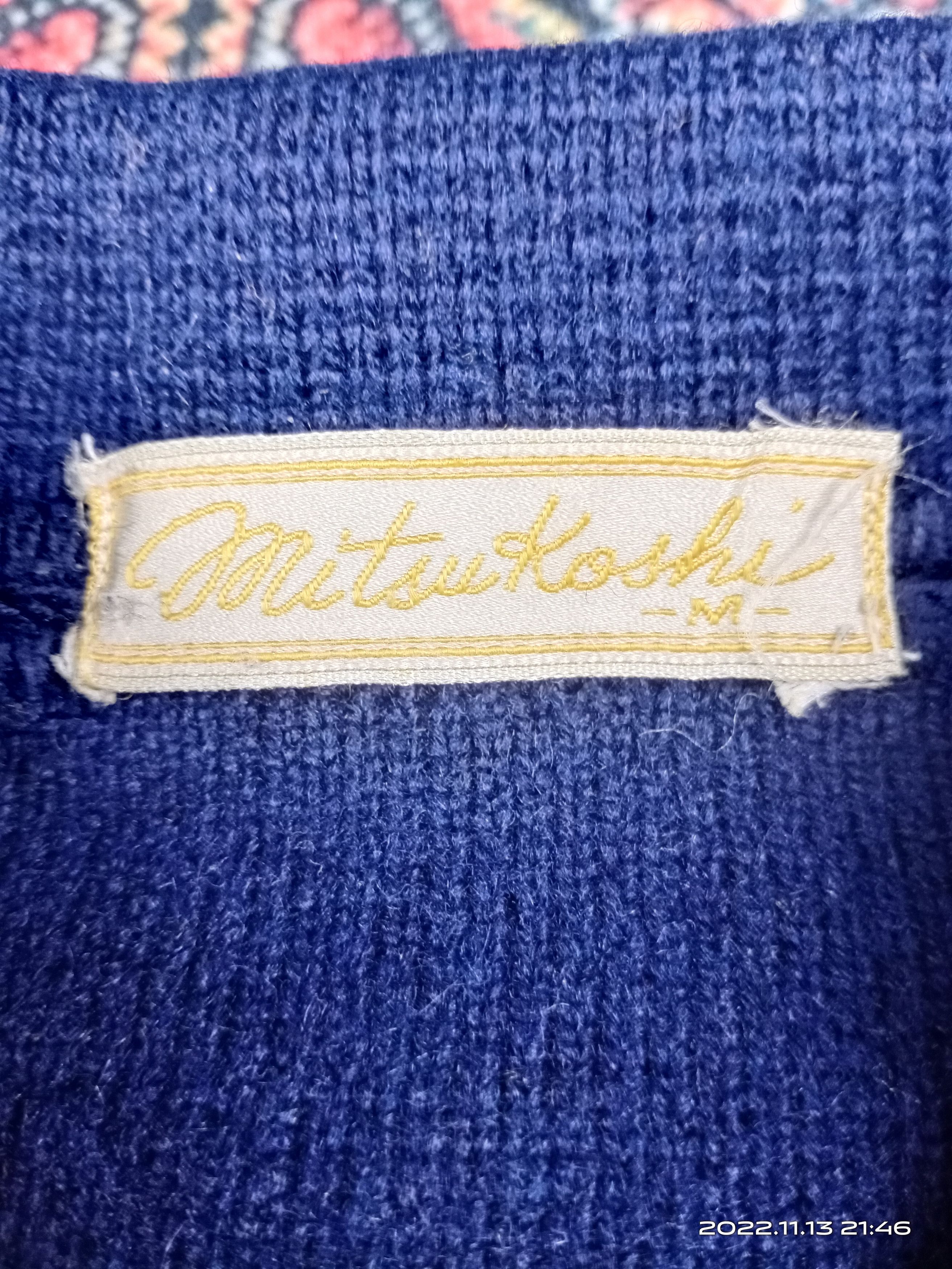 Japanese Brand × Vintage 💥RARE💥Vintage Mitsukoshi Knit Cardigan Button Jacket Size US M / EU 48-50 / 2 - 7 Thumbnail