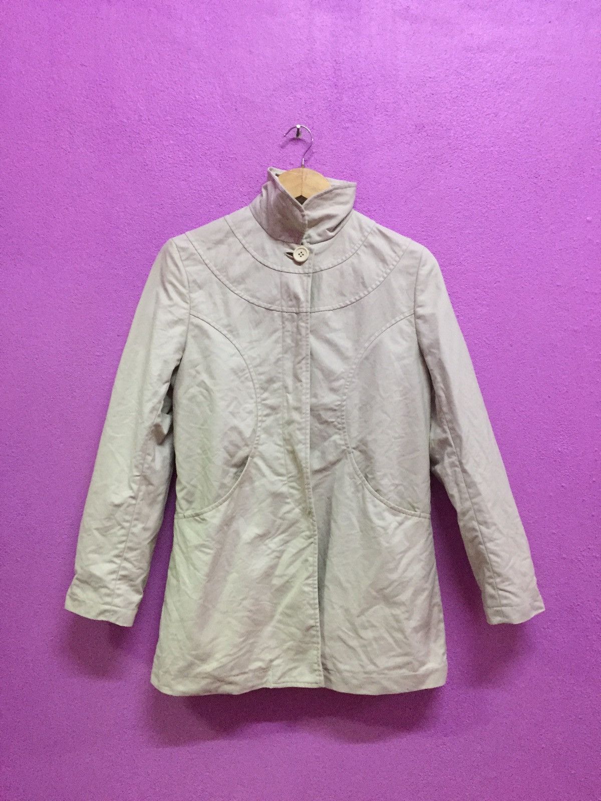 image of Designer Vintage Atsuro Tayama Parkas in White, Men's (Size Large)