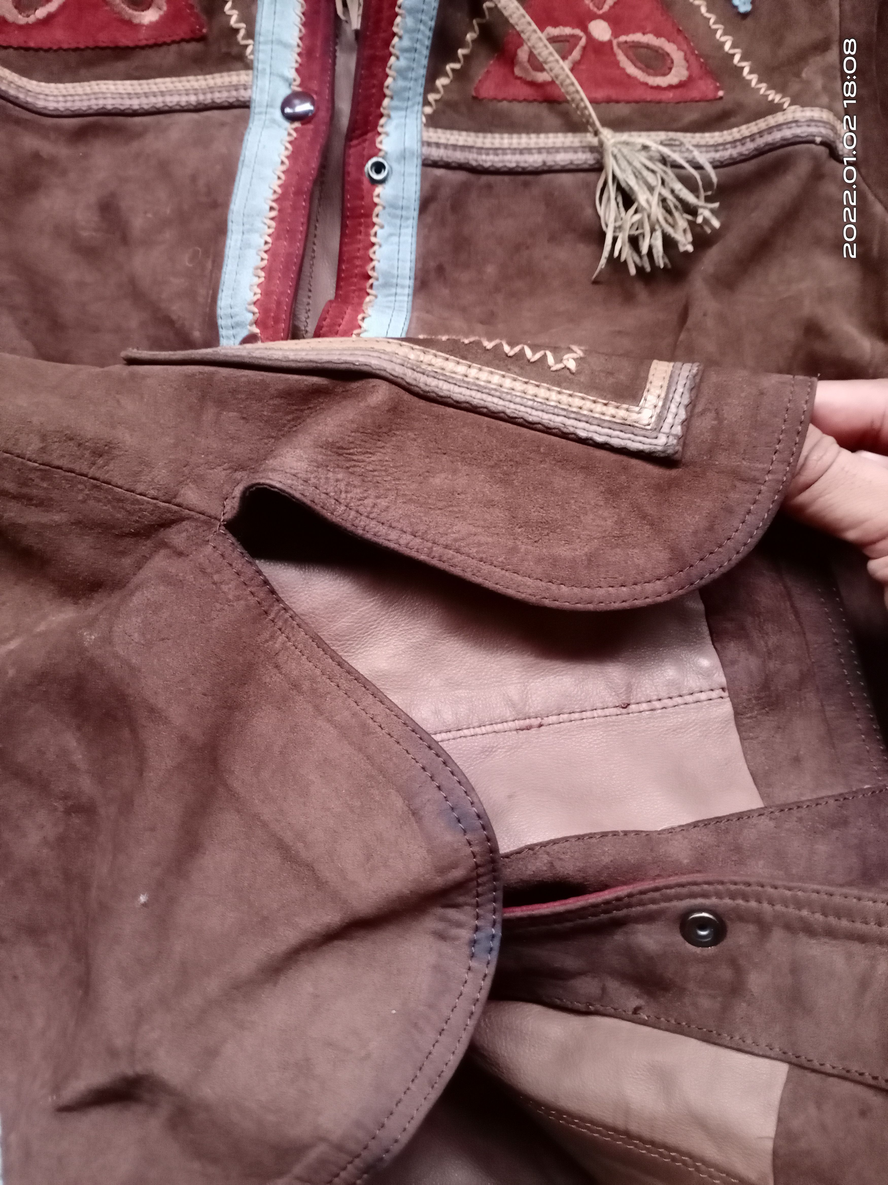 Designer × Louis Feraud × Vintage 🔥RARE🔥Vintage Louis Feraud Suede Leather Jacket Size US XS / EU 42 / 0 - 6 Thumbnail