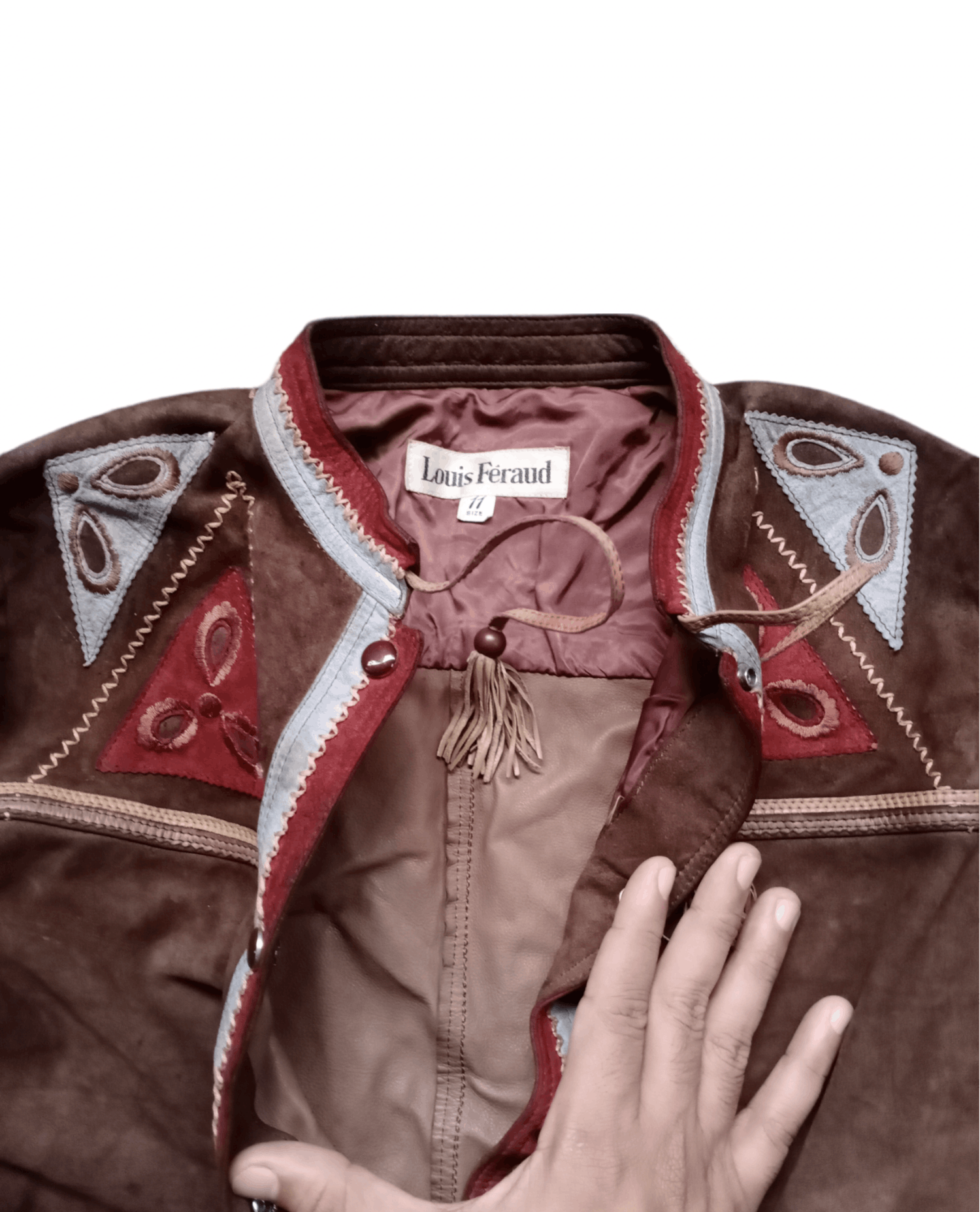 Designer × Louis Feraud × Vintage 🔥RARE🔥Vintage Louis Feraud Suede Leather Jacket Size US XS / EU 42 / 0 - 3 Thumbnail