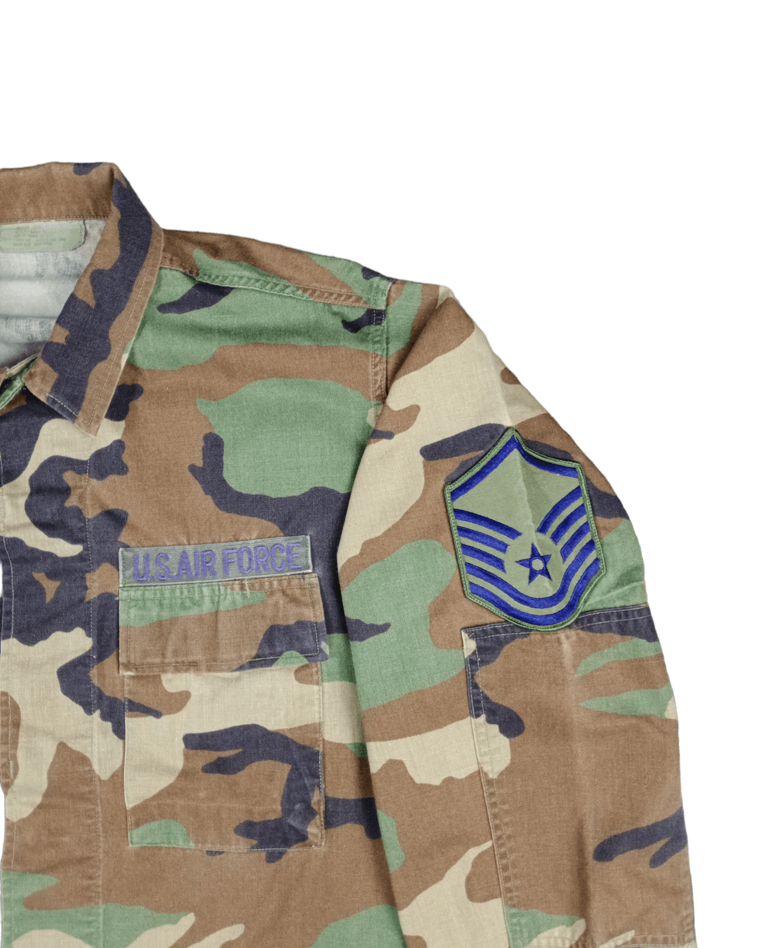 Vintage 💥RARE💥Vintage 80s Woodland Air Force Combat Jacket Size US L / EU 52-54 / 3 - 4 Thumbnail