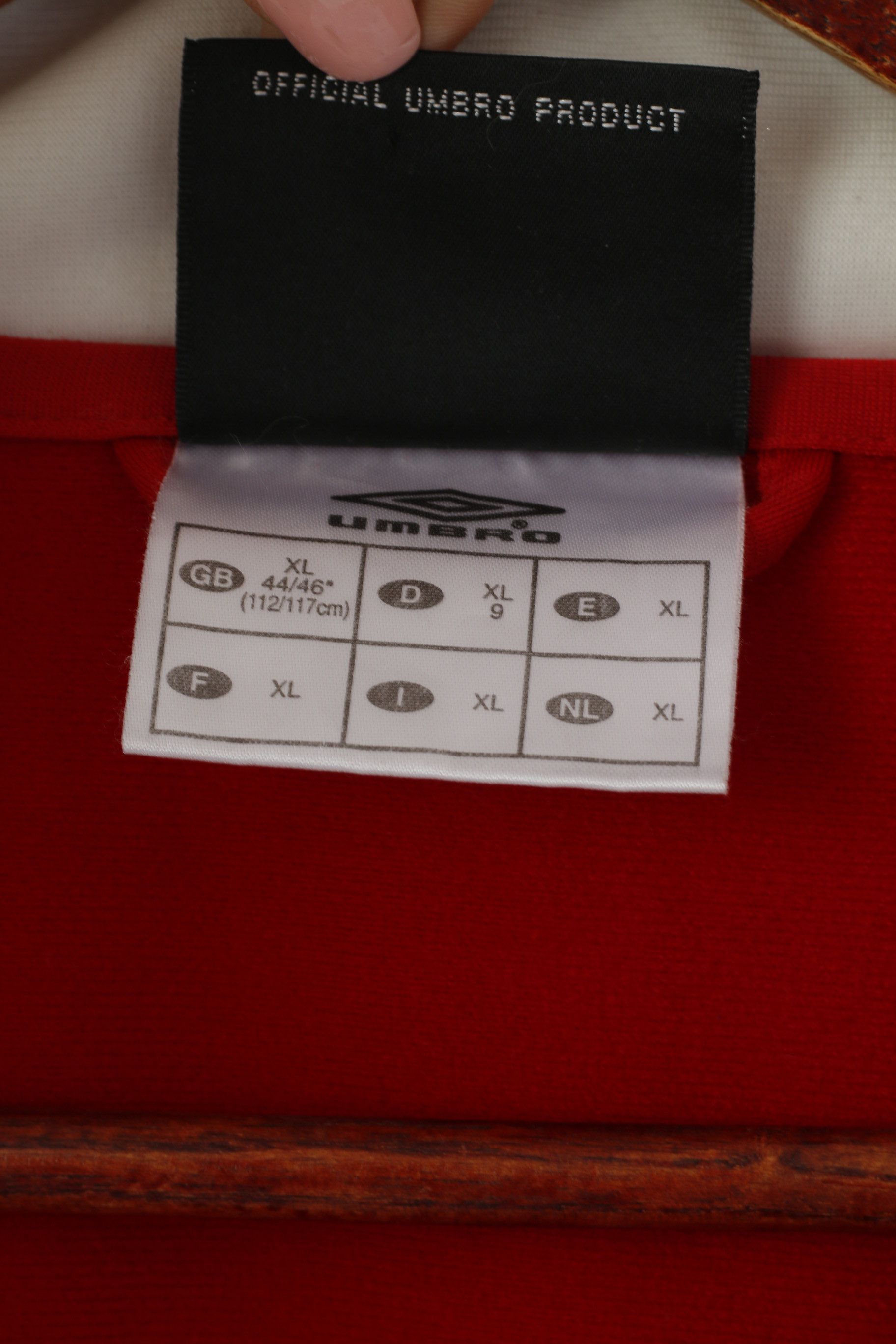 Umbro Umbro Men XL Sweatshirt Red Vintage England 1924 5201 Size US XL / EU 56 / 4 - 4 Thumbnail