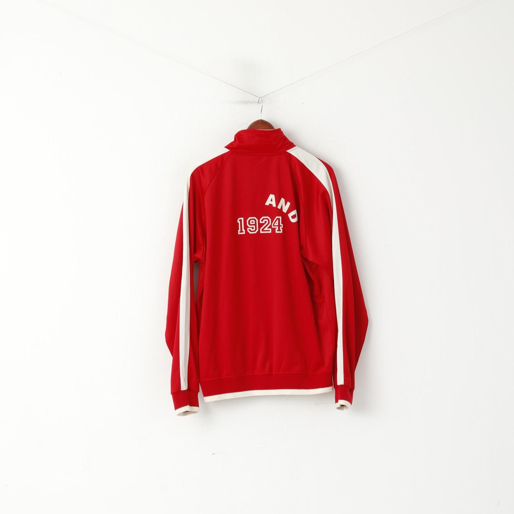 Umbro Umbro Men XL Sweatshirt Red Vintage England 1924 5201 Size US XL / EU 56 / 4 - 6 Thumbnail