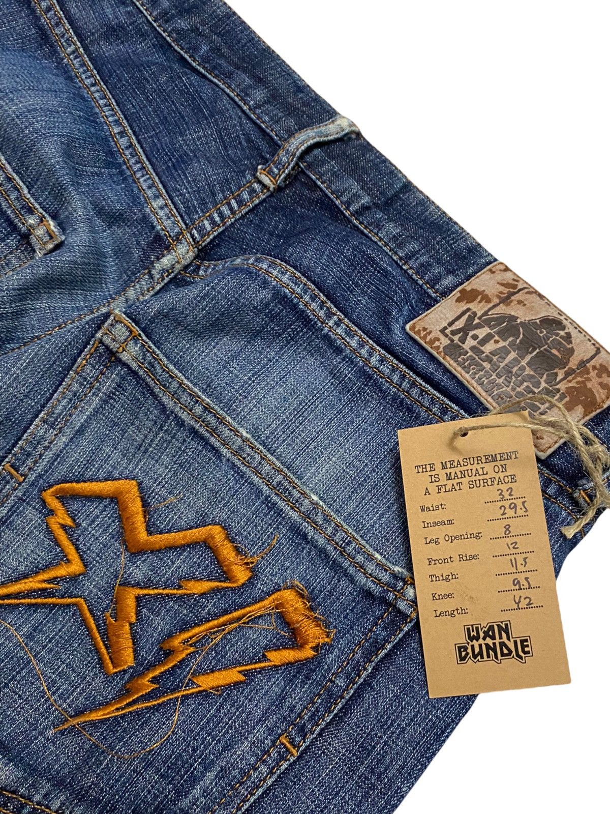 Xlarge Vintage XLarge Denim Distressed Jeans Size US 32 / EU 48 - 3 Thumbnail
