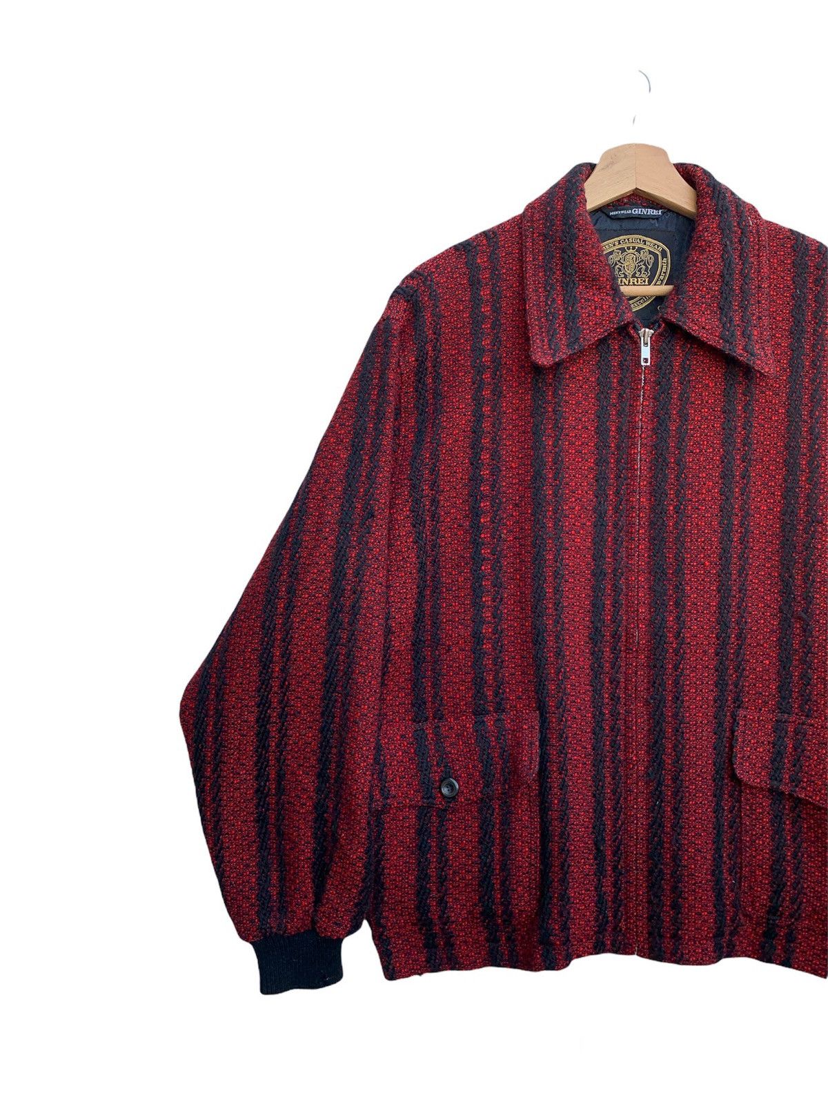 Japanese Brand Vintage Japanese Brand Men’s Wear Ginrei Bomber Jacket Size US L / EU 52-54 / 3 - 4 Thumbnail