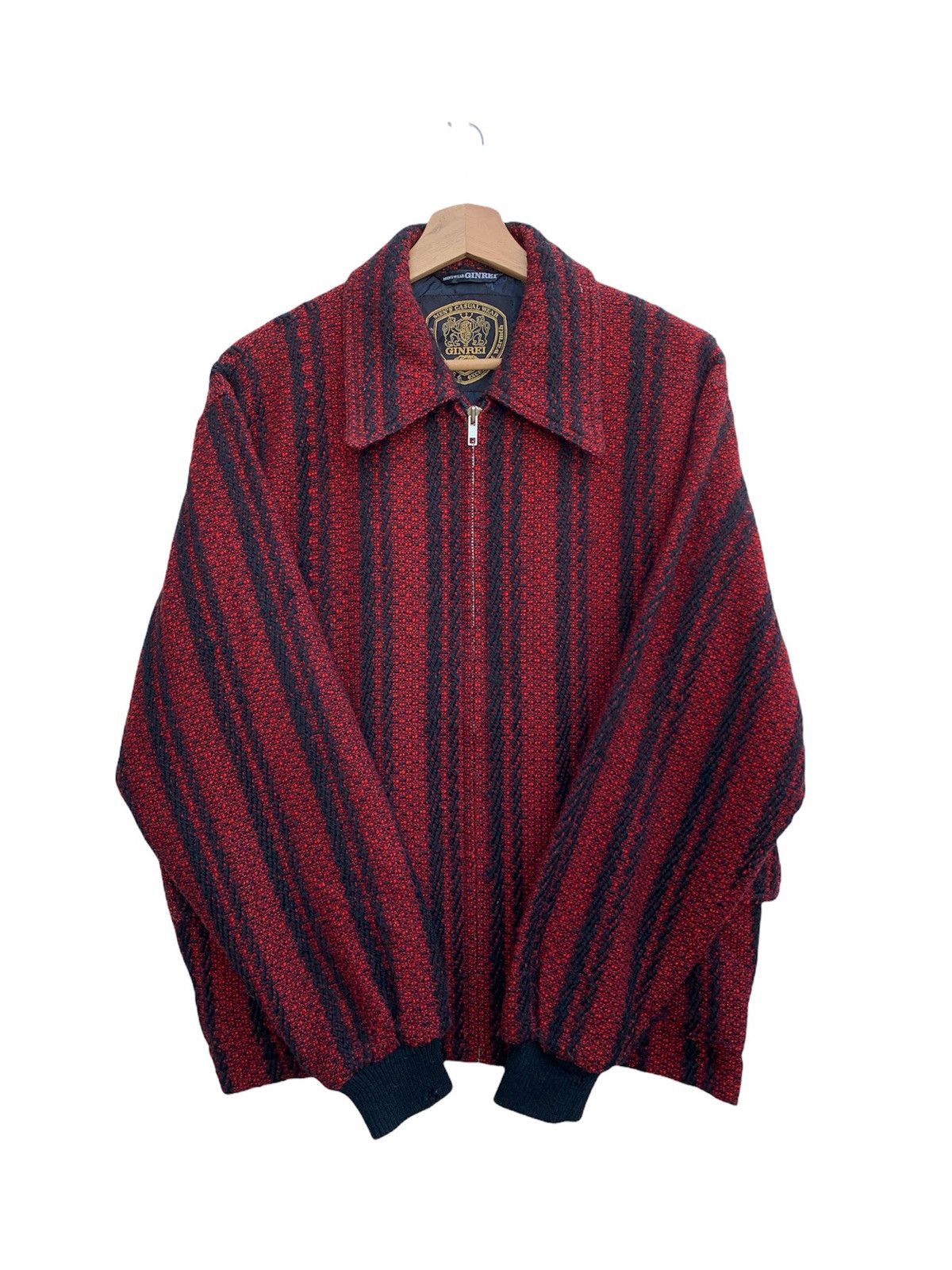 Japanese Brand Vintage Japanese Brand Men’s Wear Ginrei Bomber Jacket Size US L / EU 52-54 / 3 - 6 Thumbnail
