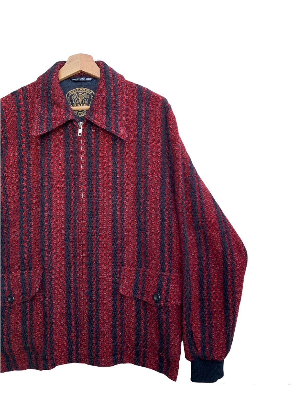 Japanese Brand Vintage Japanese Brand Men’s Wear Ginrei Bomber Jacket Size US L / EU 52-54 / 3 - 5 Thumbnail