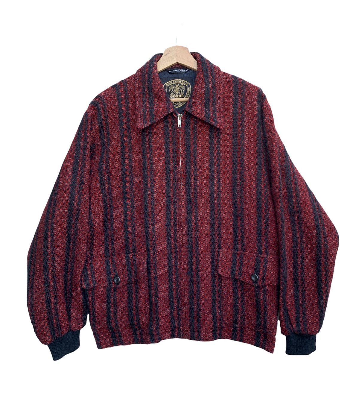 Japanese Brand Vintage Japanese Brand Men’s Wear Ginrei Bomber Jacket Size US L / EU 52-54 / 3 - 1 Thumbnail