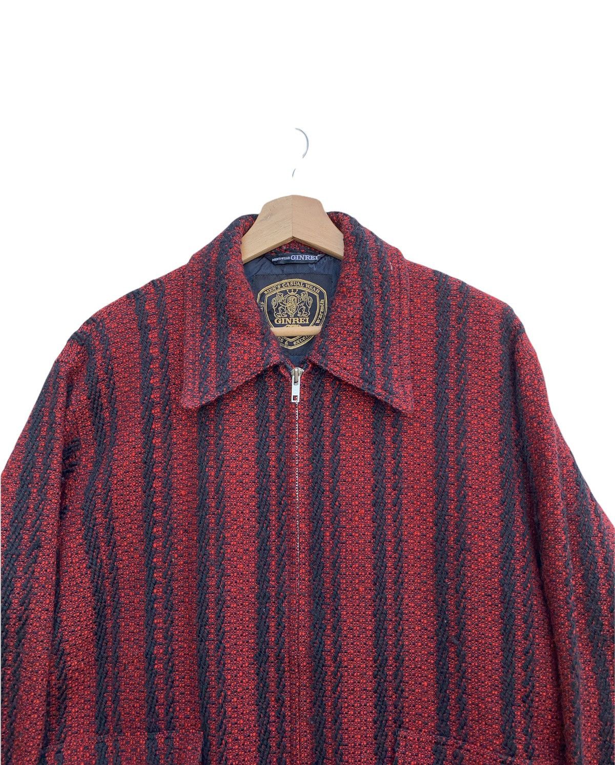 Japanese Brand Vintage Japanese Brand Men’s Wear Ginrei Bomber Jacket Size US L / EU 52-54 / 3 - 2 Thumbnail