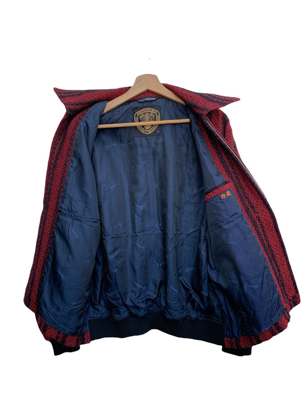 Japanese Brand Vintage Japanese Brand Men’s Wear Ginrei Bomber Jacket Size US L / EU 52-54 / 3 - 8 Thumbnail