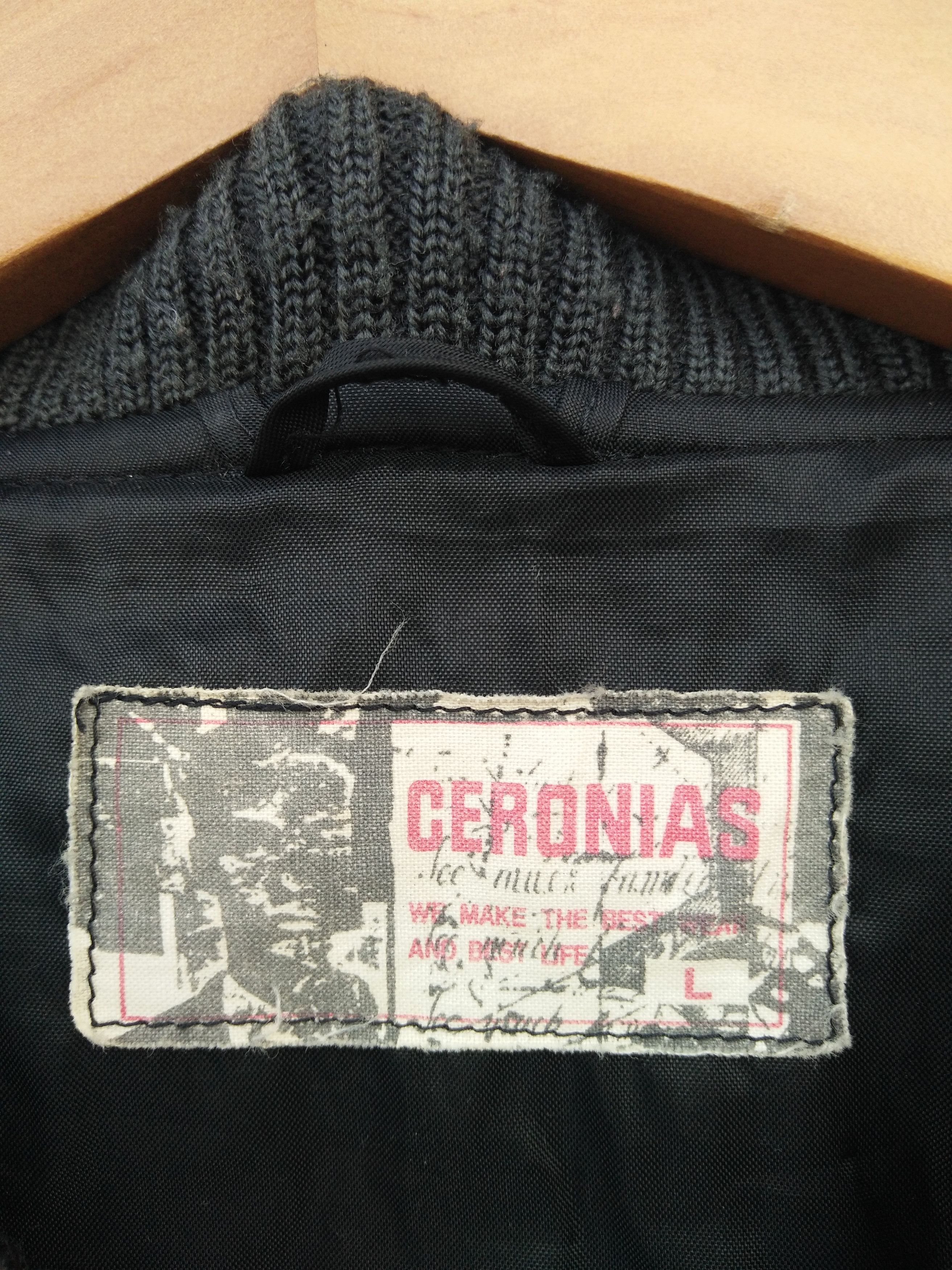 Designer × Japanese Brand × Vintage Vintage Japanese Brand Ceronias Wool Bombers Jacket Size US L / EU 52-54 / 3 - 9 Thumbnail