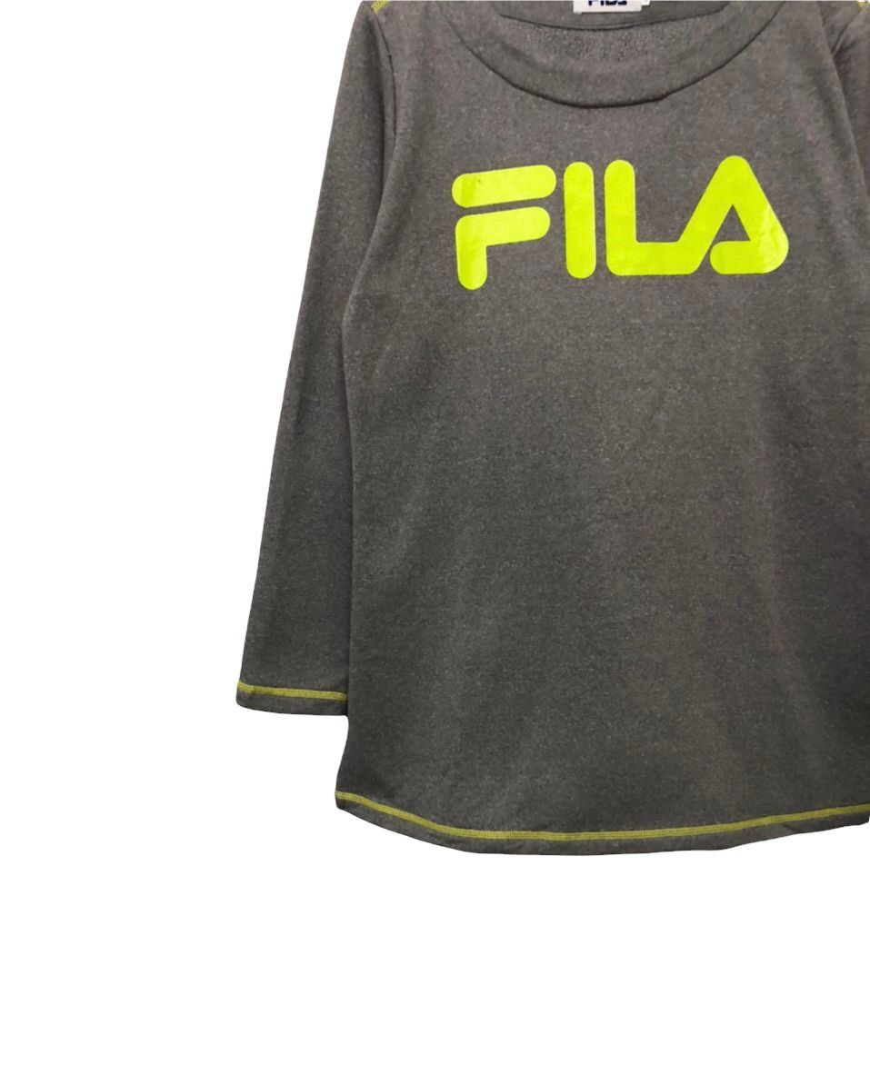 Fila Vintage Fila Spell Out Big Logo Long Sleeve Tee Shirt Size US M / EU 48-50 / 2 - 3 Thumbnail