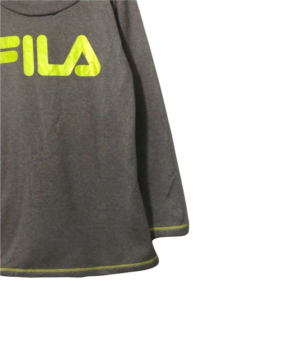 Fila Vintage Fila Spell Out Big Logo Long Sleeve Tee Shirt Size US M / EU 48-50 / 2 - 2 Thumbnail