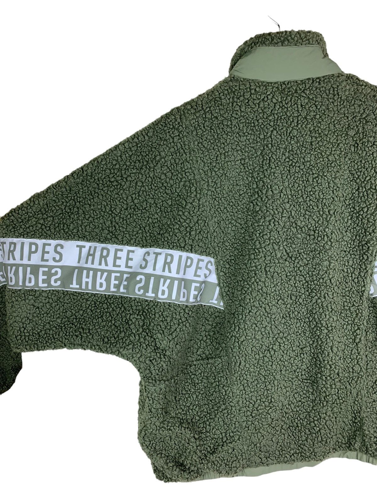 Adidas × Vintage Adidas Three Stripes Fleece Bomber Style Jacket Size US S / EU 44-46 / 1 - 15 Thumbnail