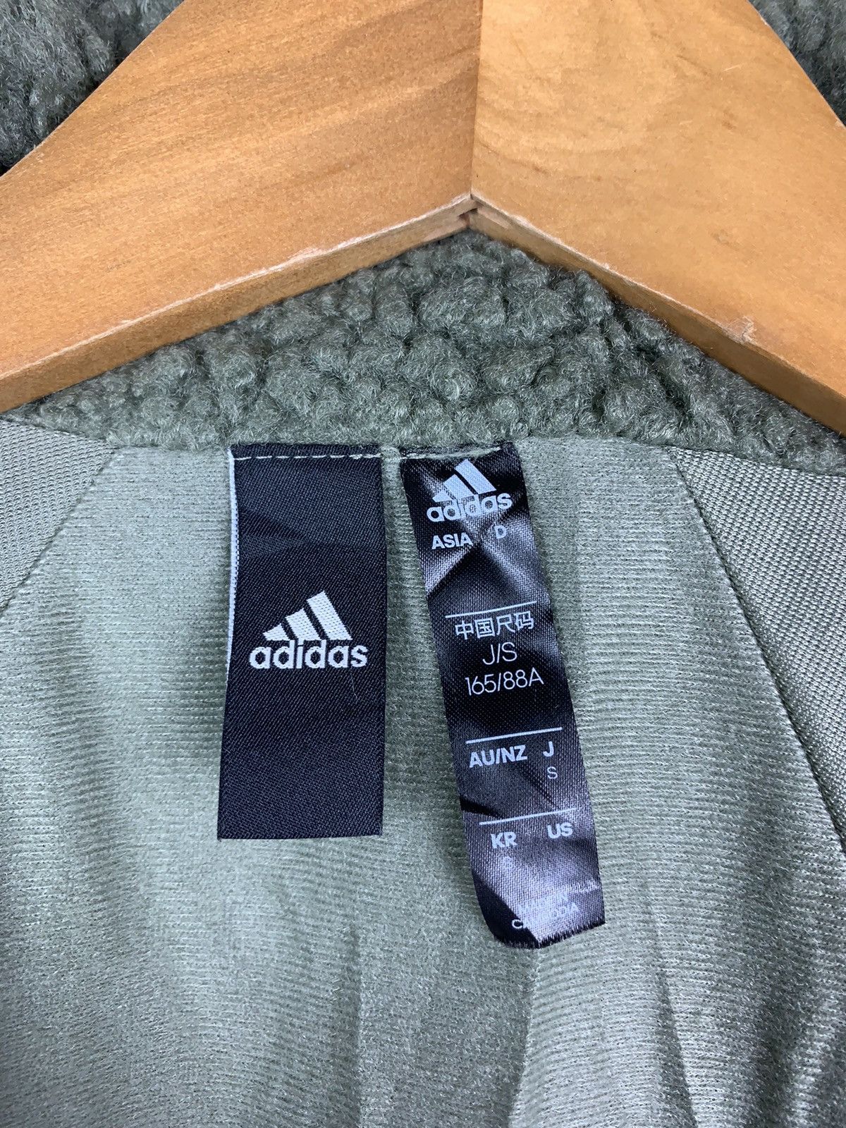 Adidas × Vintage Adidas Three Stripes Fleece Bomber Style Jacket Size US S / EU 44-46 / 1 - 17 Thumbnail