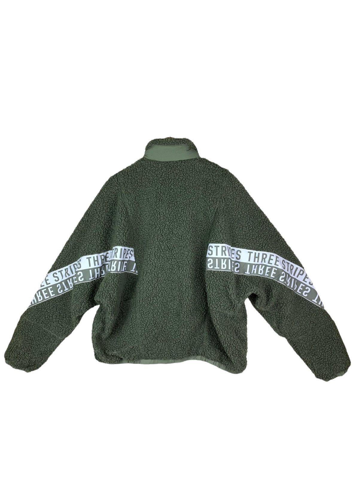 Adidas × Vintage Adidas Three Stripes Fleece Bomber Style Jacket Size US S / EU 44-46 / 1 - 13 Thumbnail