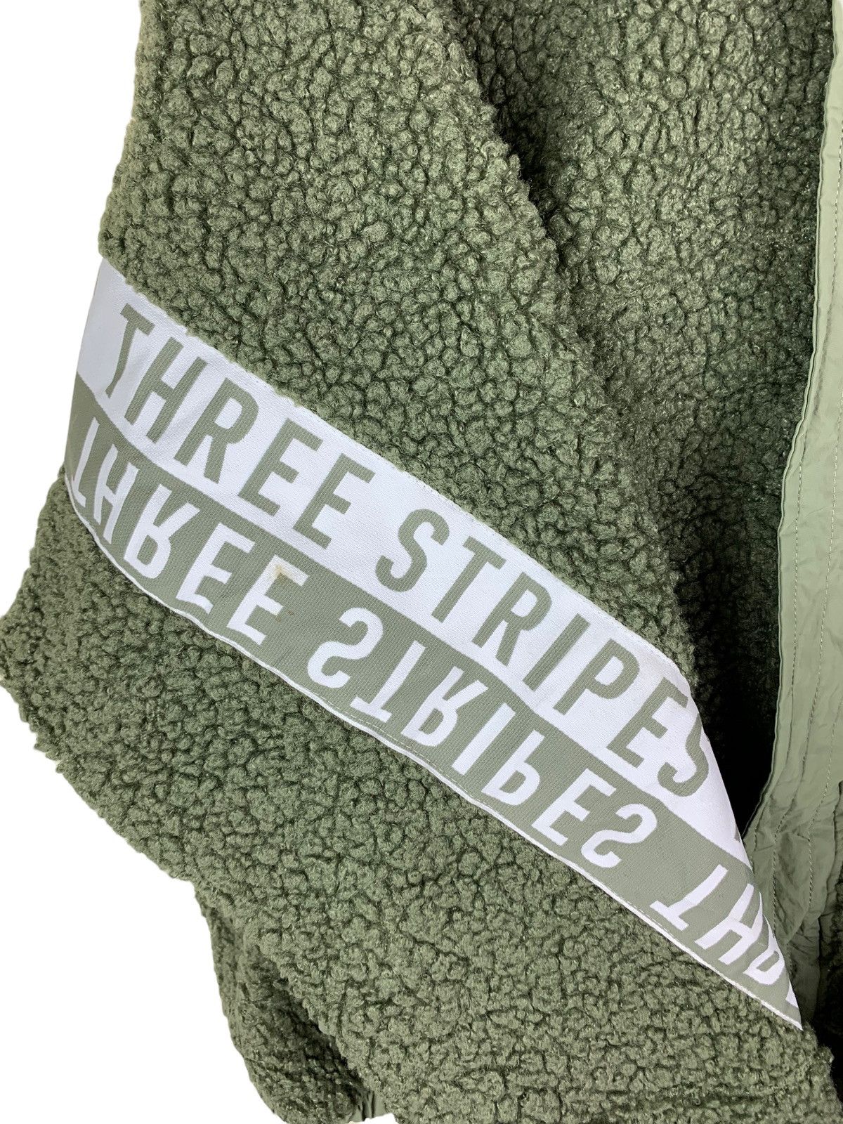 Adidas × Vintage Adidas Three Stripes Fleece Bomber Style Jacket Size US S / EU 44-46 / 1 - 10 Thumbnail