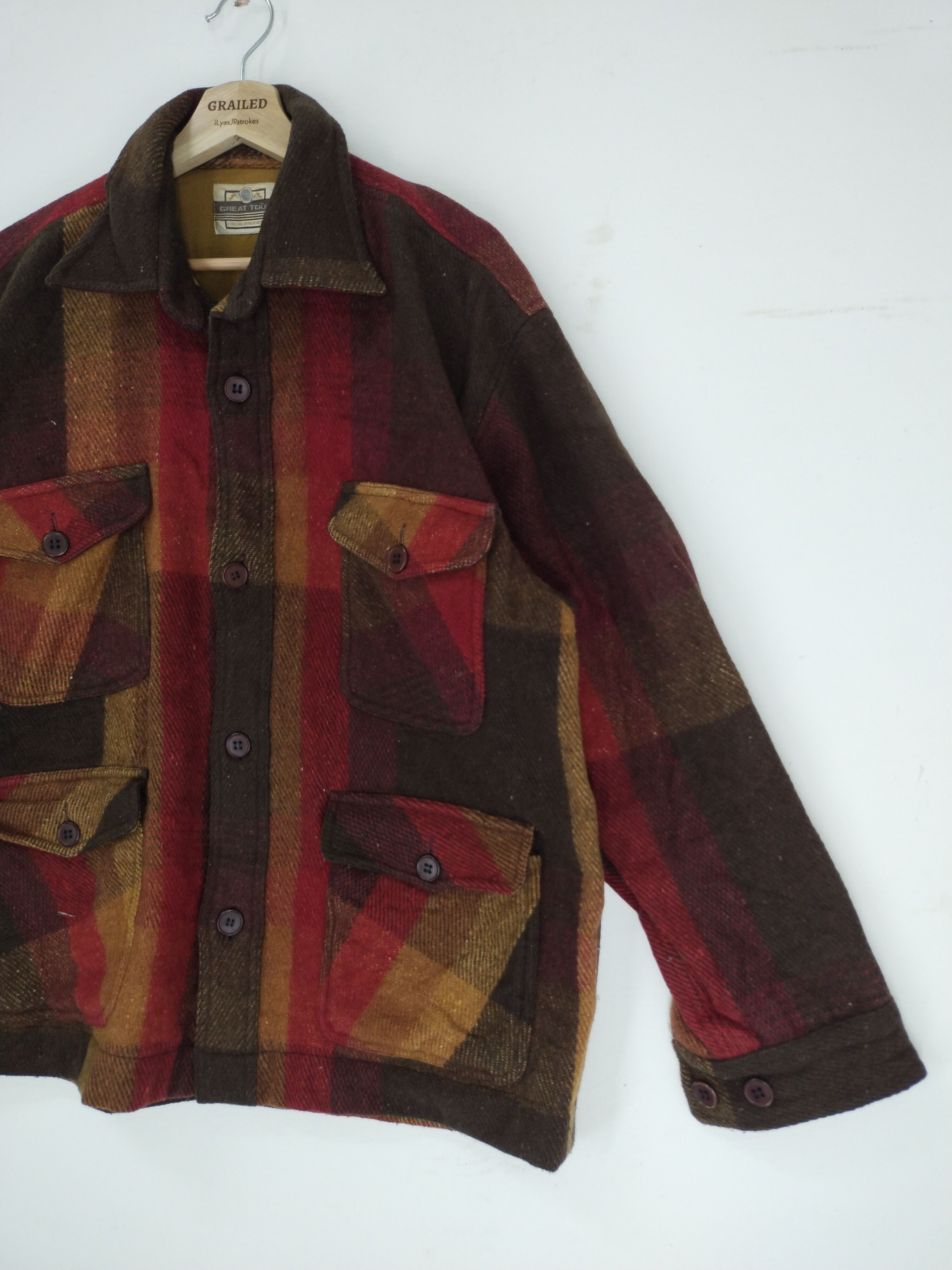 If Six Was Nine × Japanese Brand × Vintage Vintage Great Tour Workwear Jacket Size US L / EU 52-54 / 3 - 2 Thumbnail