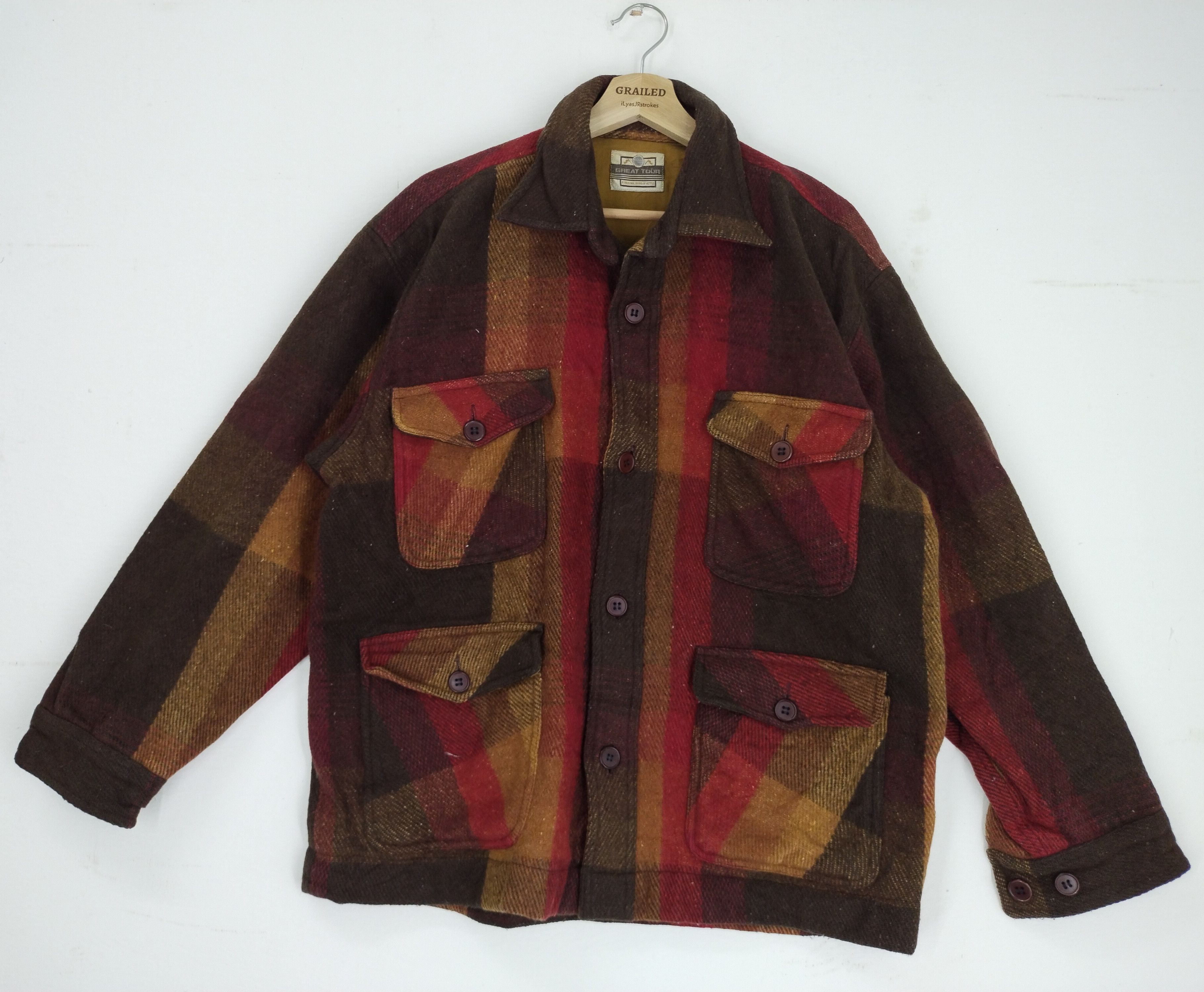 If Six Was Nine × Japanese Brand × Vintage Vintage Great Tour Workwear Jacket Size US L / EU 52-54 / 3 - 1 Thumbnail