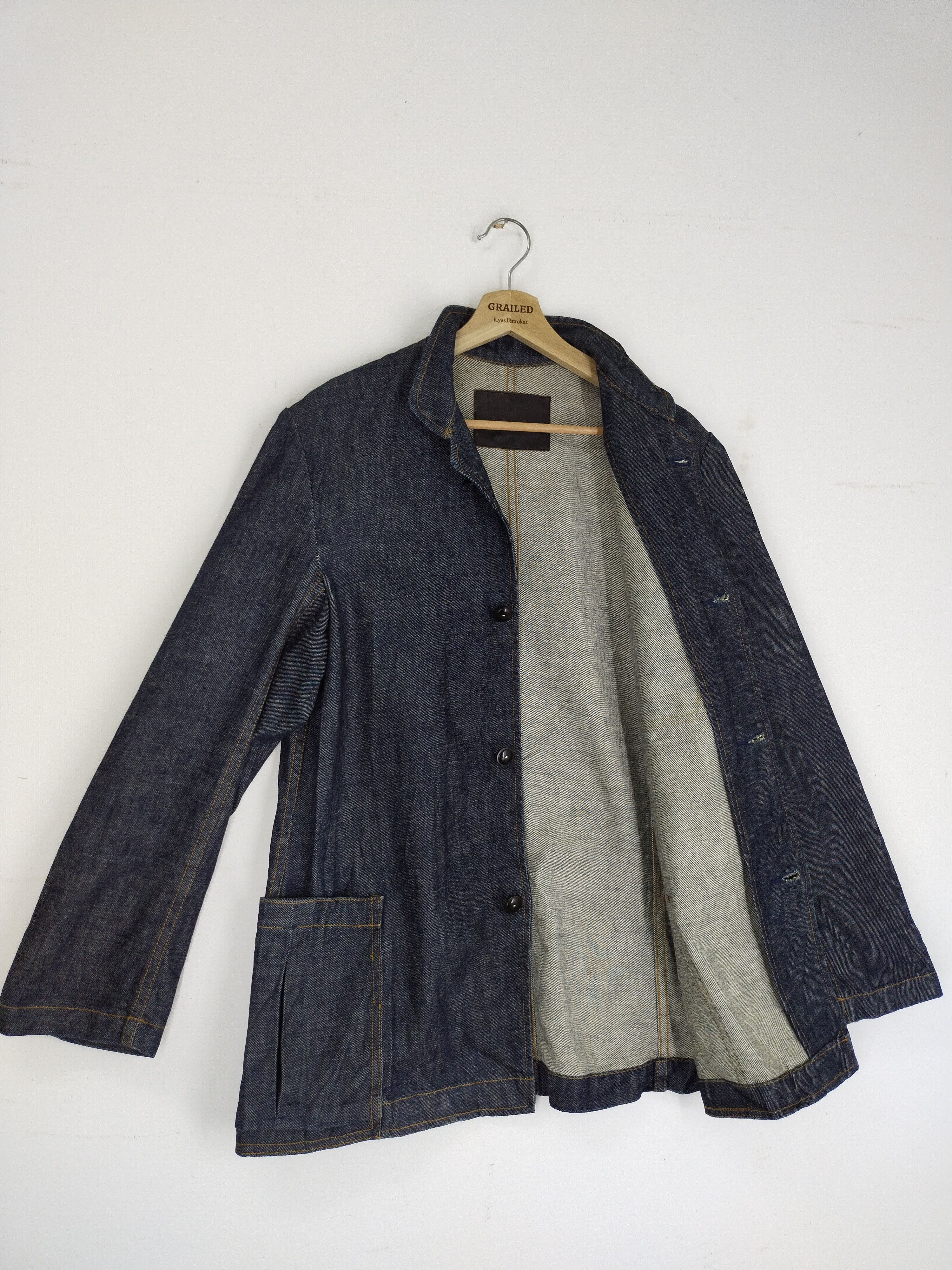 Paul Smith Vintage Paul Smith Jeans Denim Coat Jacket Size L / US 10 / IT 46 - 10 Thumbnail