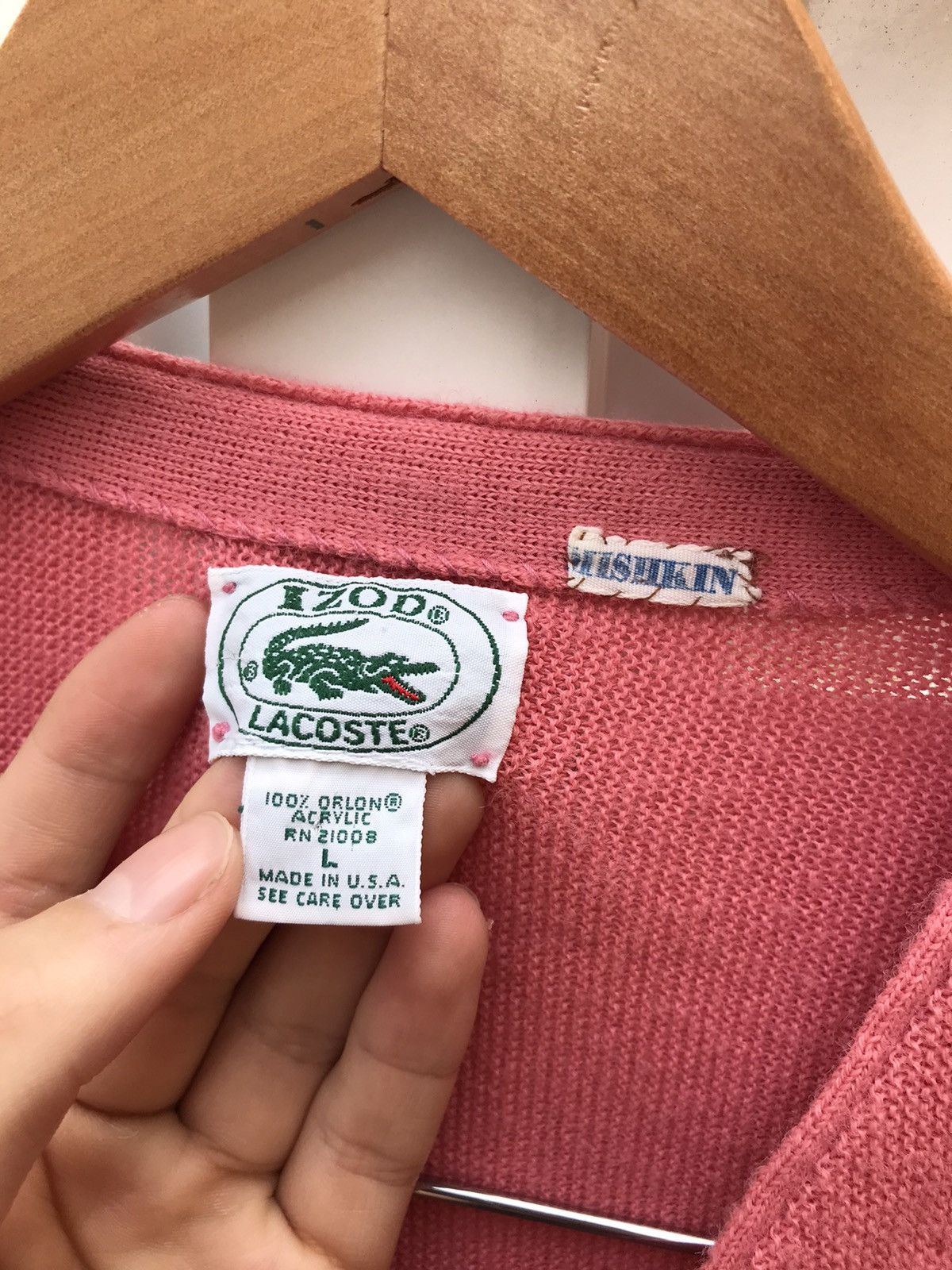 Izod Lacoste Cardigan Size US L / EU 52-54 / 3 - 2 Thumbnail