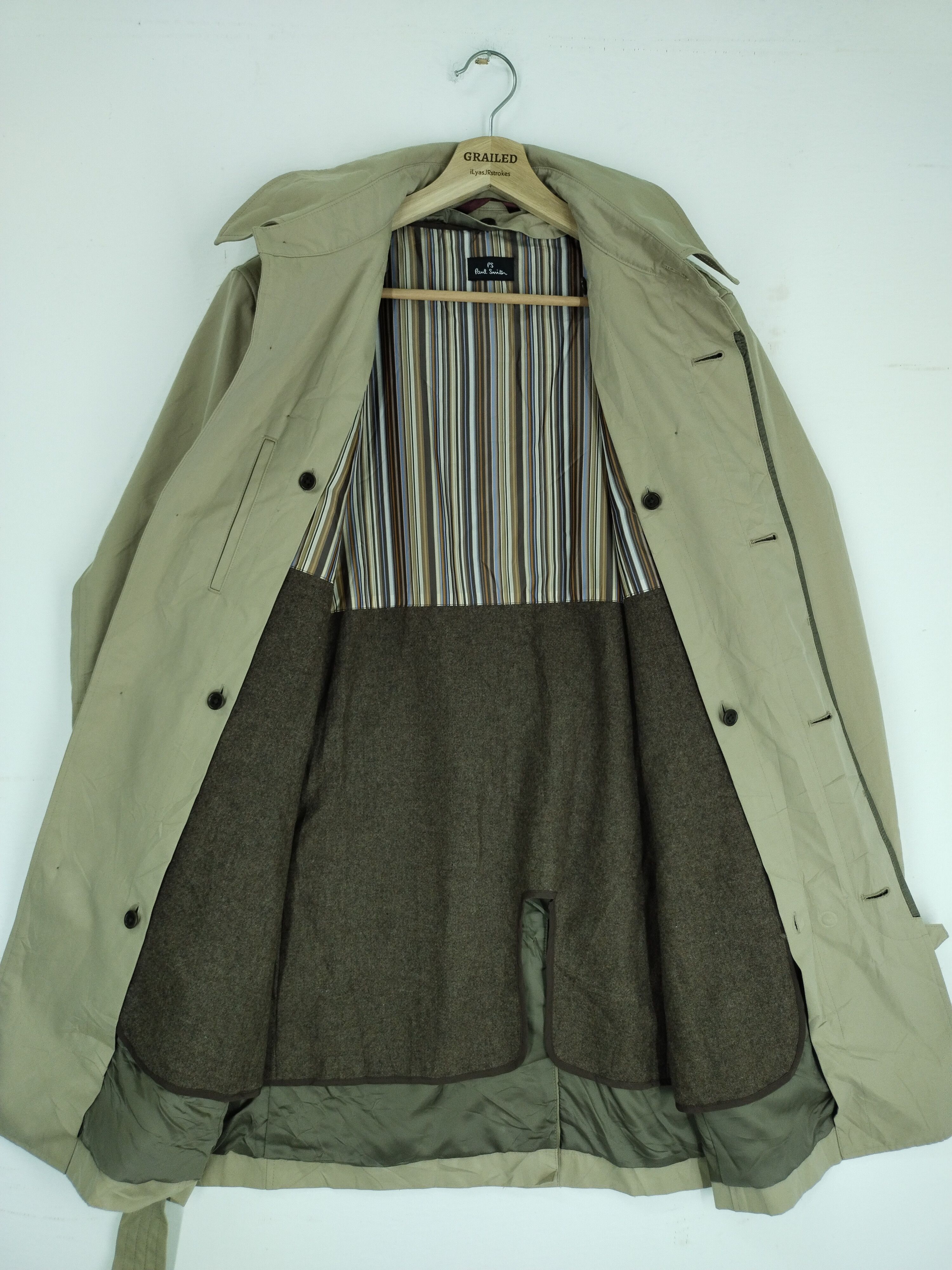 Paul Smith VTG Paul Smith Double Breast Trench Coat Jacket Size US L / EU 52-54 / 3 - 15 Thumbnail